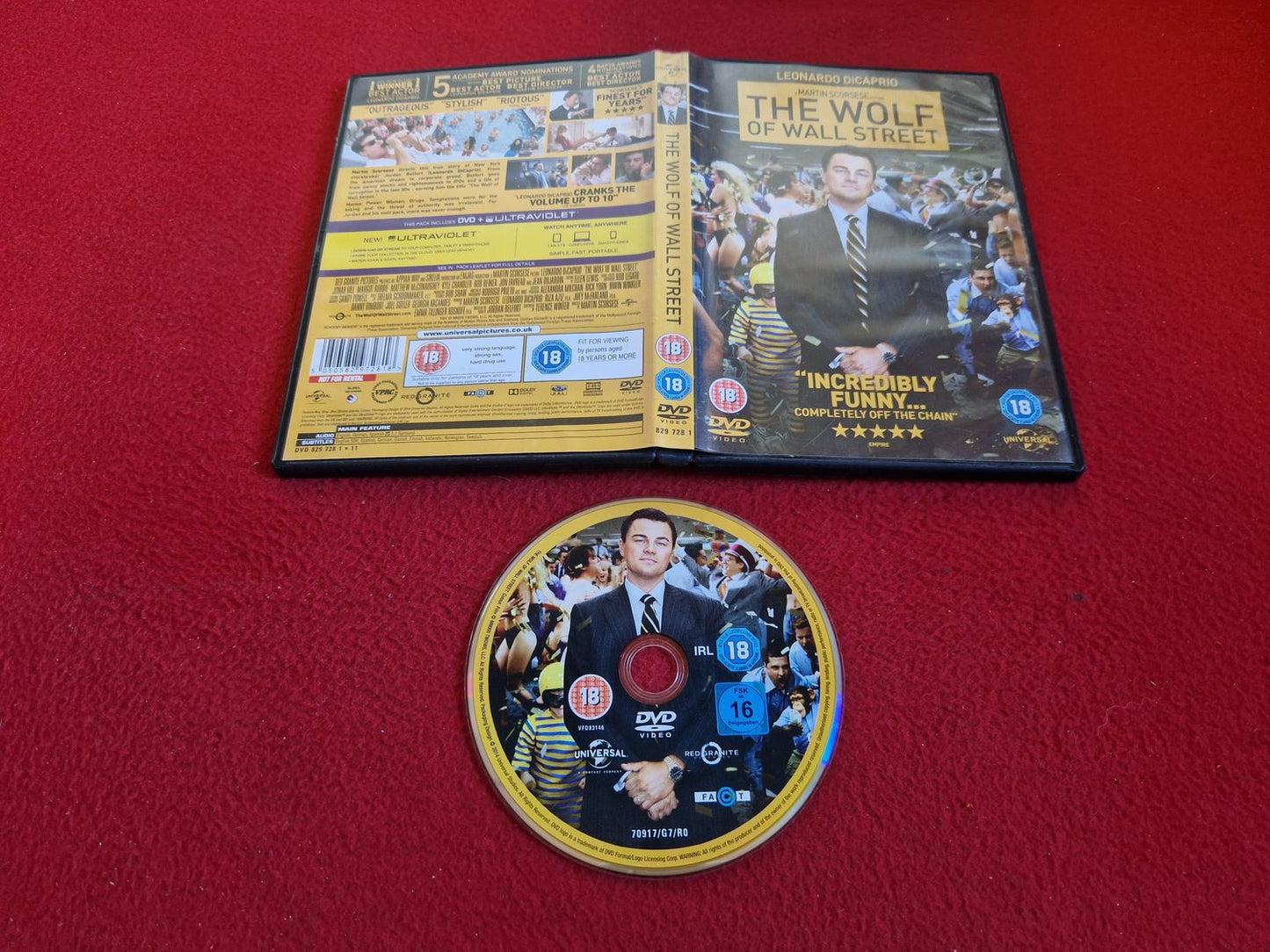 THE WOLF OF WALL STREET DVD