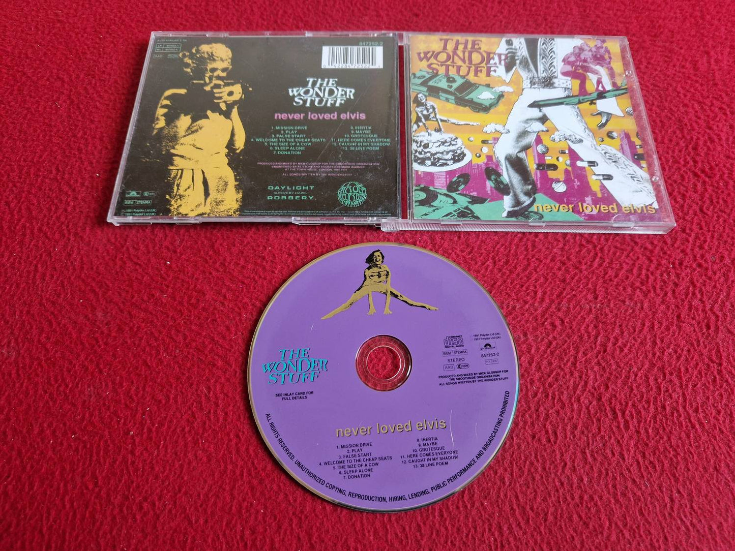 THE WONDER STUFF NEVER LOVED ELVIS CD