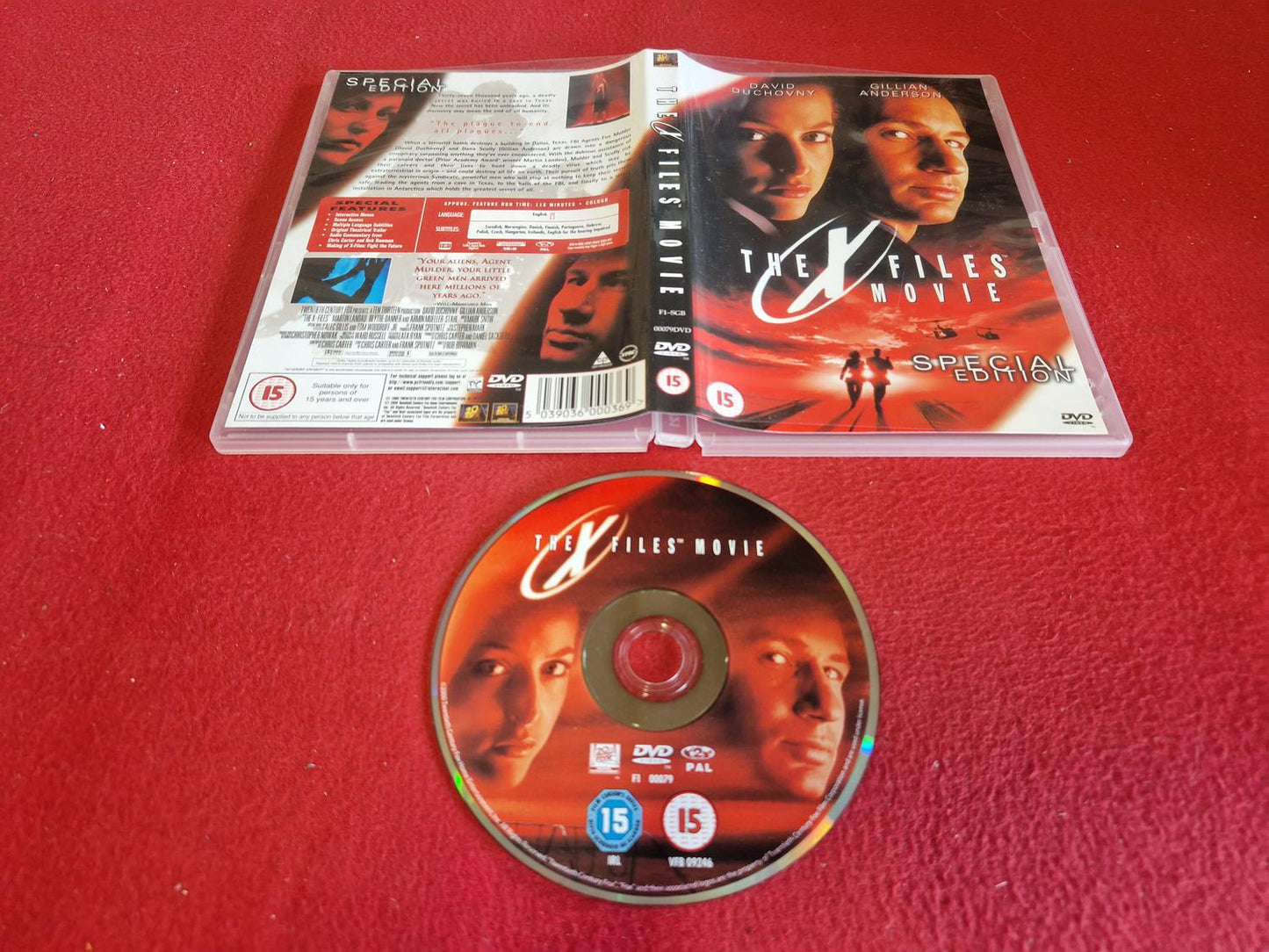 THE X FILES MOVIE till DVD