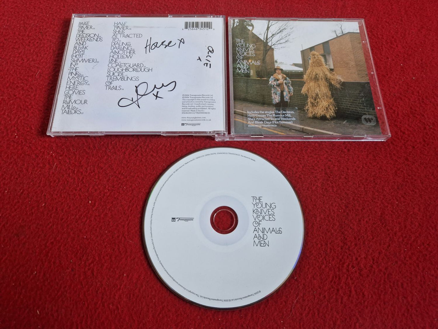 THE YOUNG KNIVES VOICES OF ANIMALS AND MEN CD