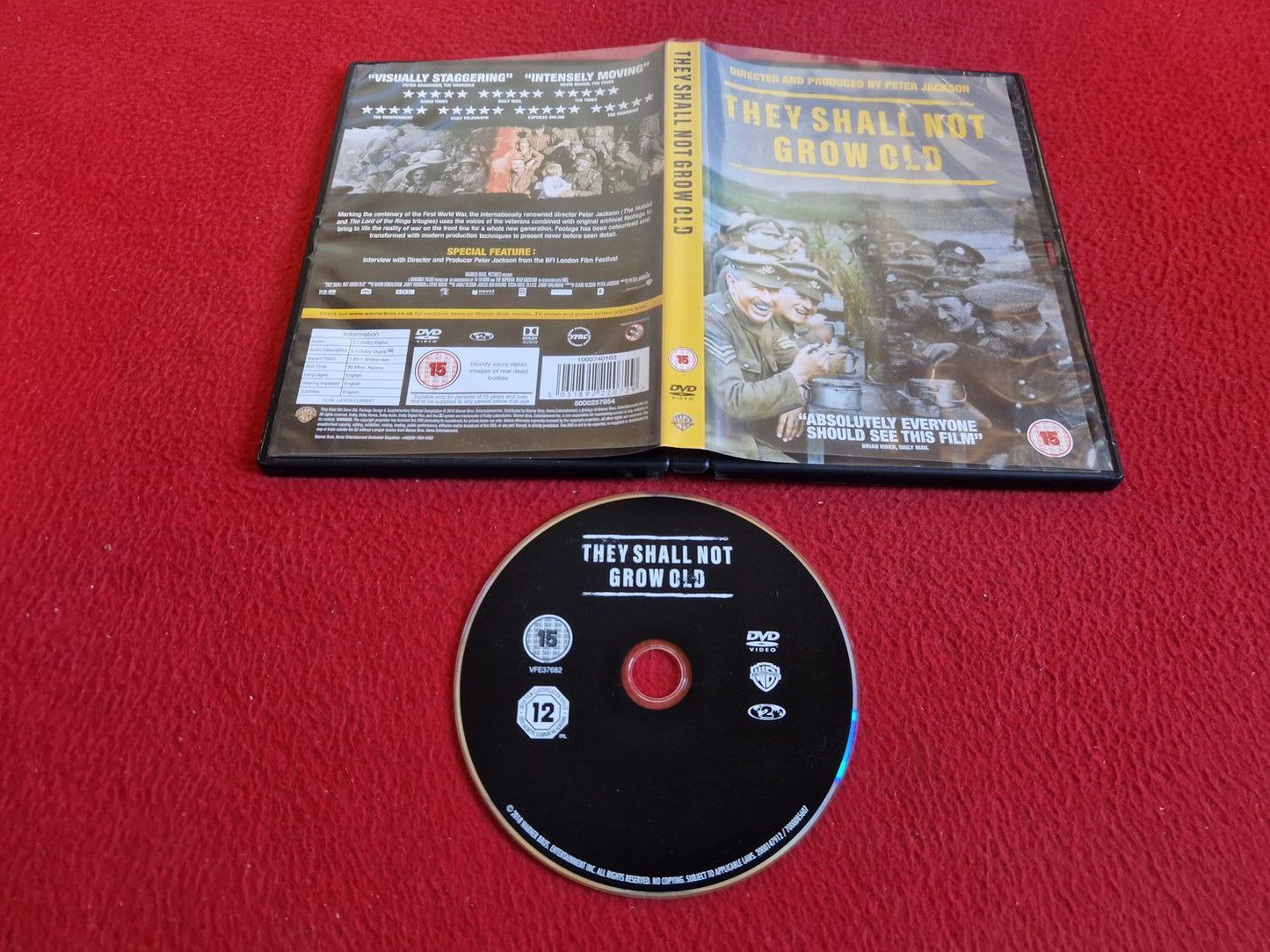 THEY SHALL NOT GROW OLD DVD