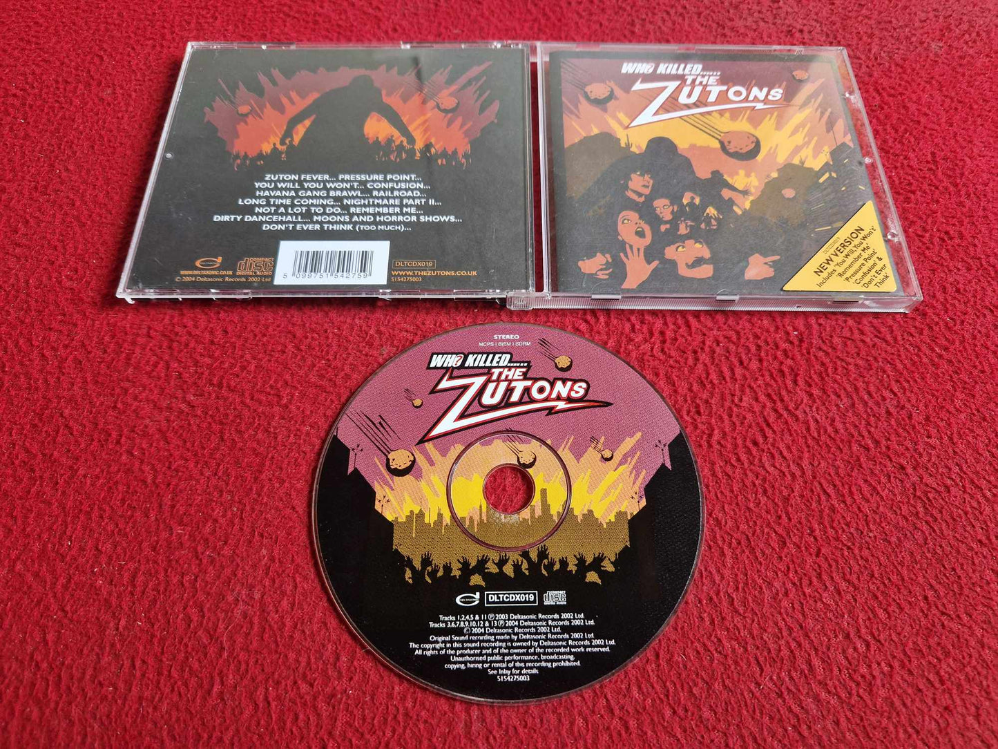 THE ZUTONS WHO KILLED... CD