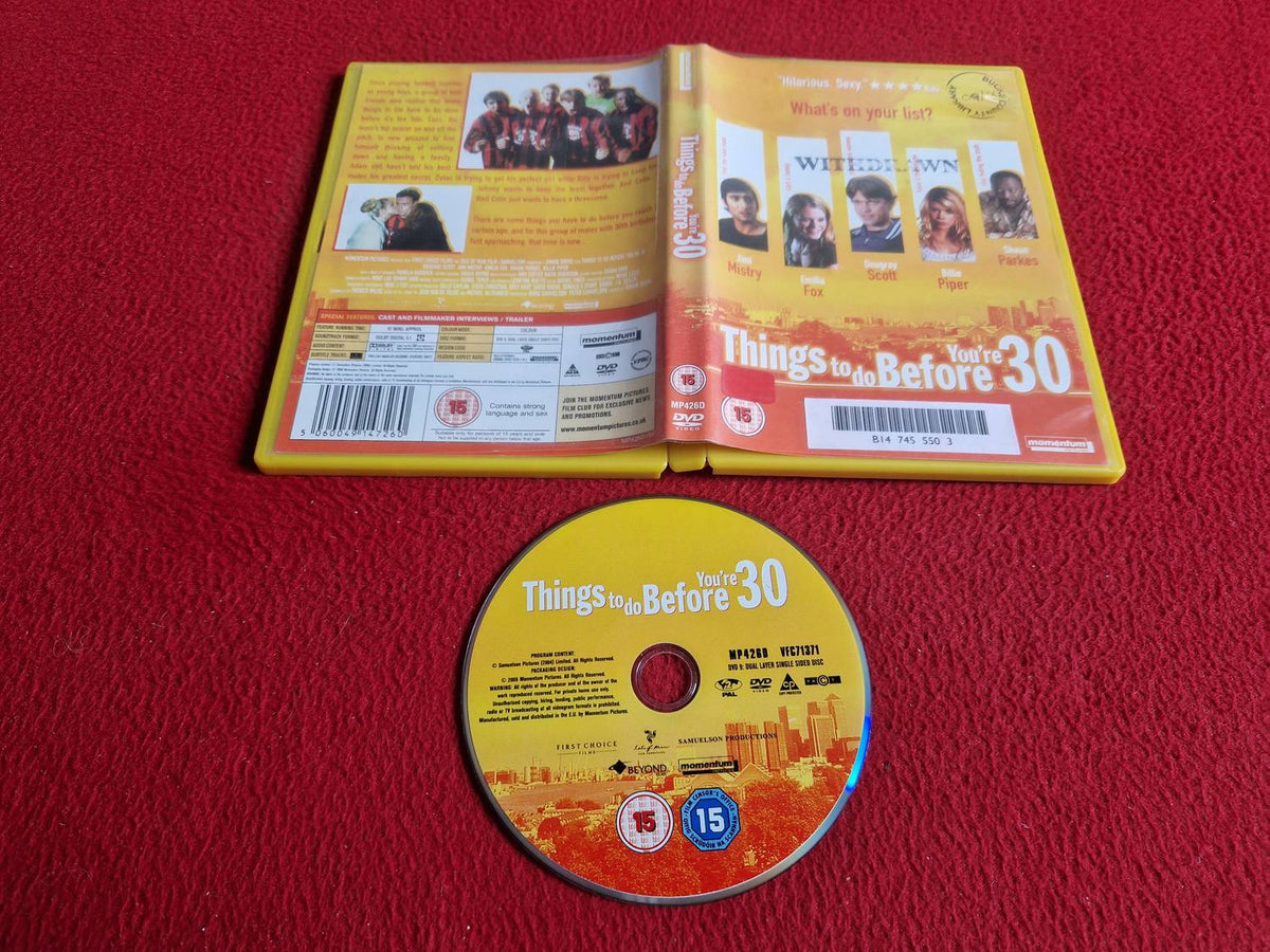 THINGS TO DO BEFORE YOU'RE 30 DVD