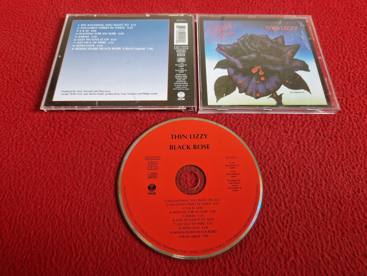 THIN LIZZY BLACK ROSE CD