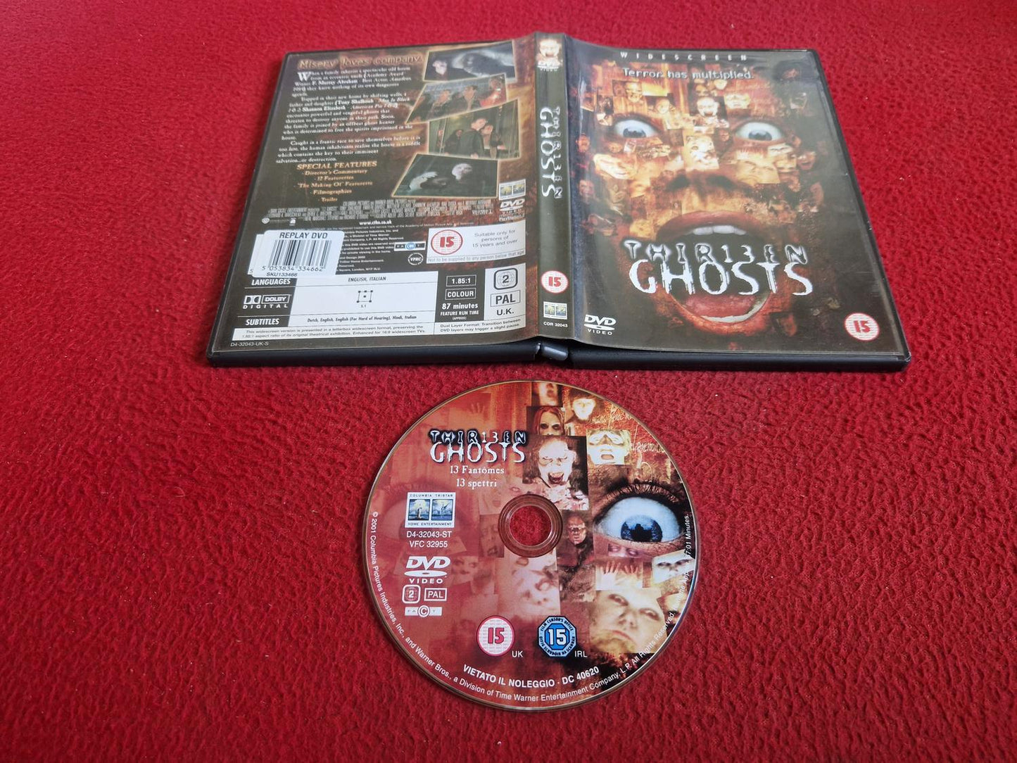 THIRTEEN GHOSTS DVD