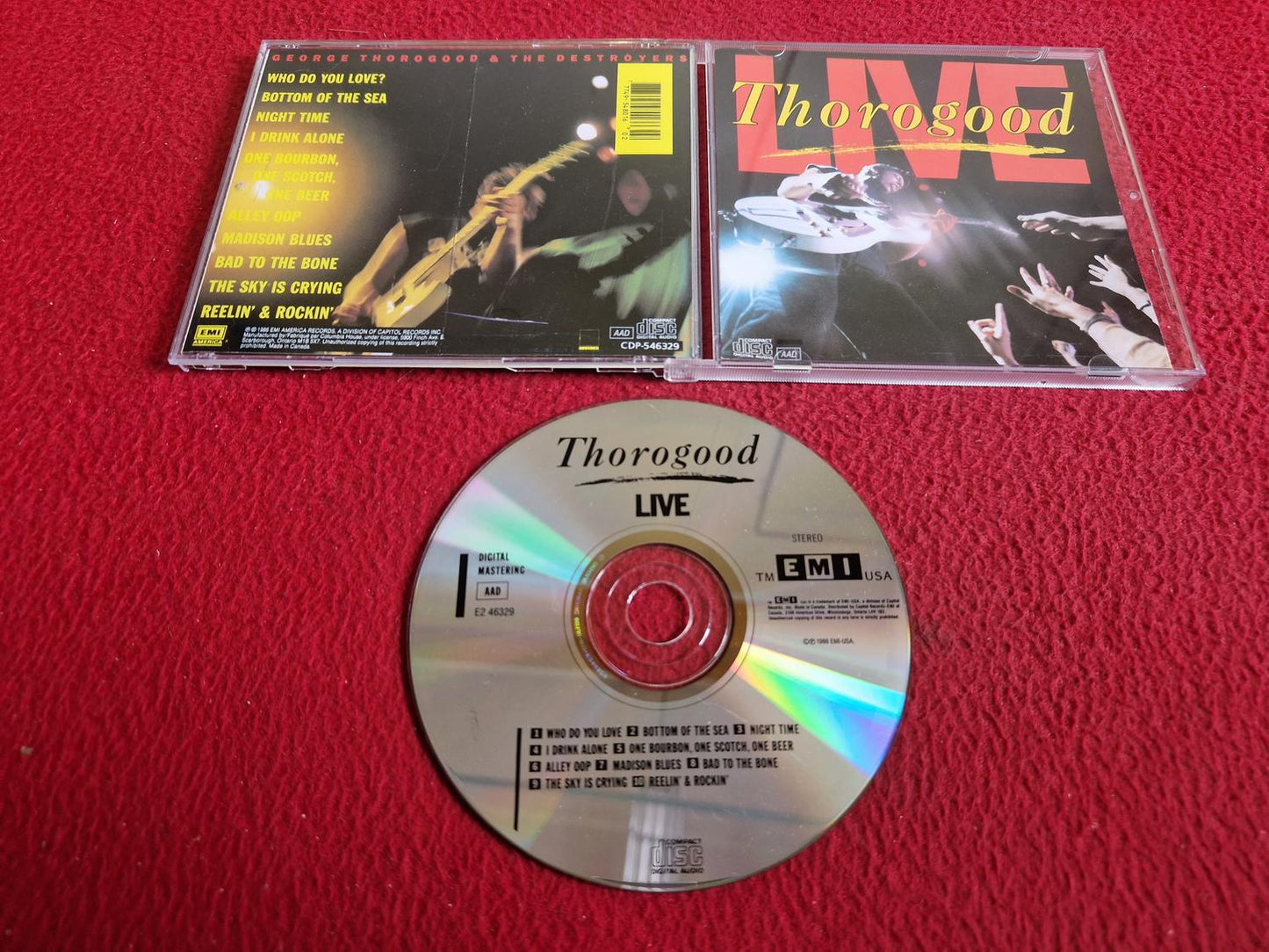 THOROGOOD LIVE CD