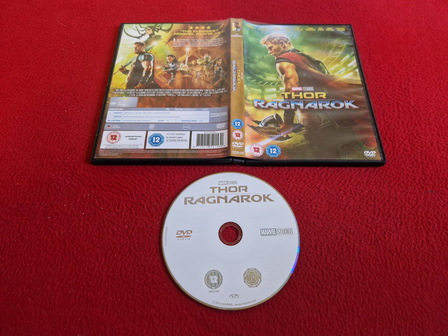 THOR: RAGNAROK DVD