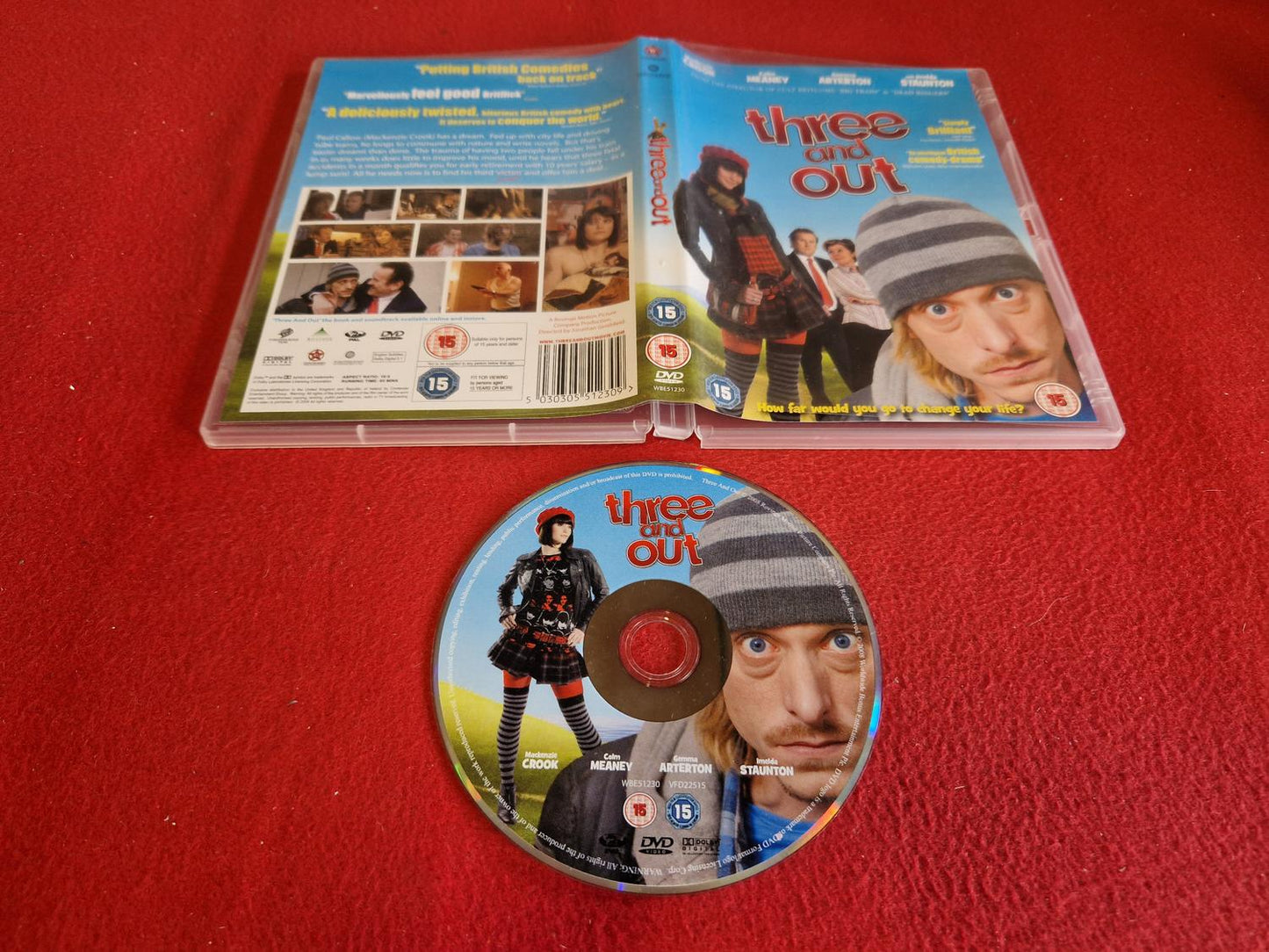 THREE AND OUT till DVD