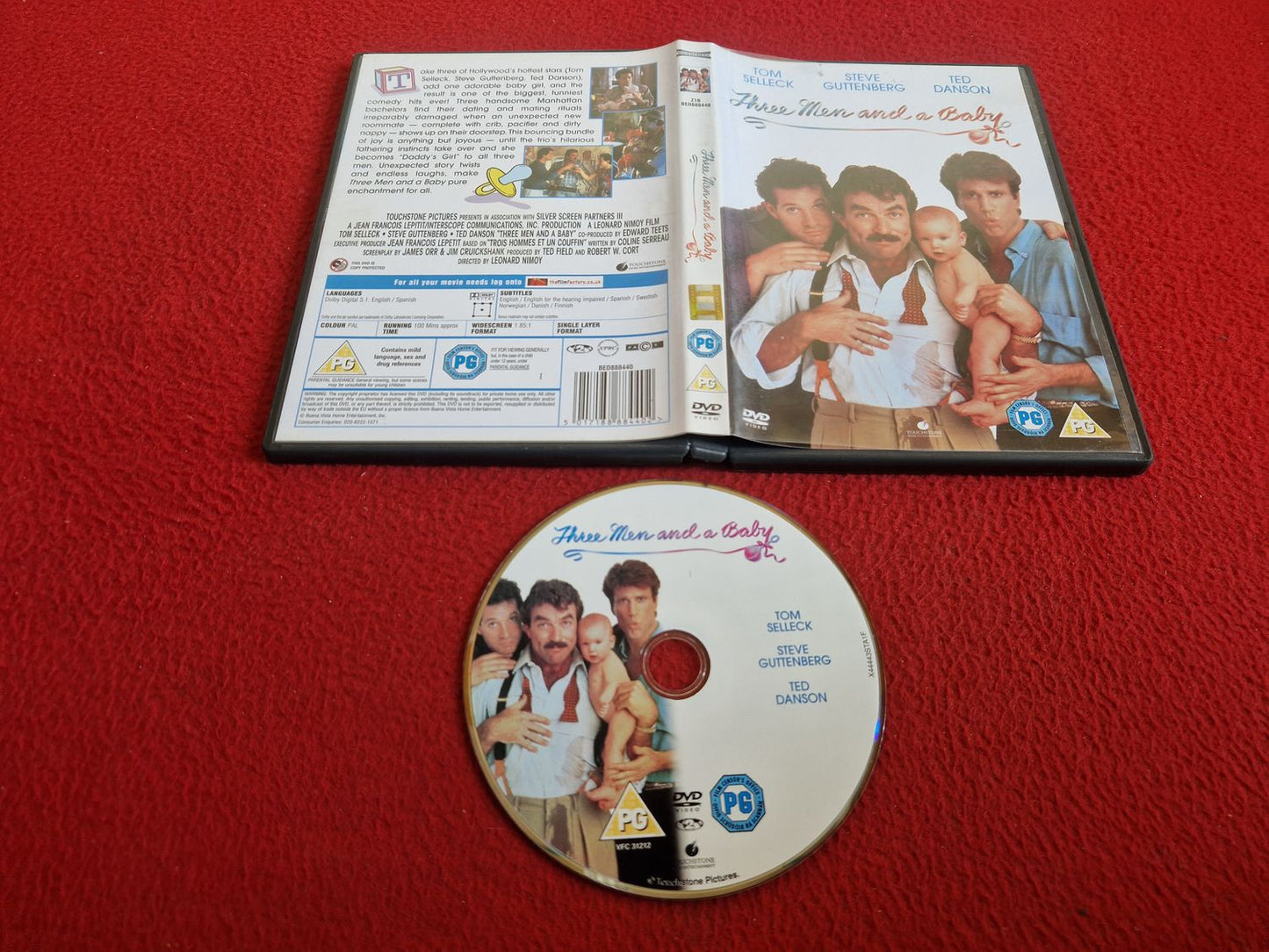 THREE MEN AND A BABY DVD