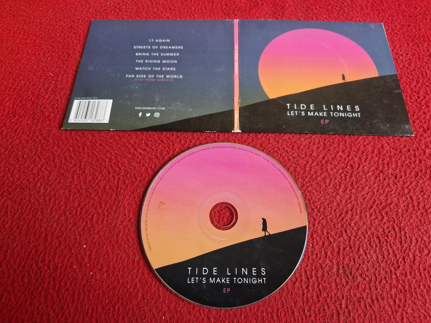 TIDE LINES LET'S MAKE TONIGHT EP CD