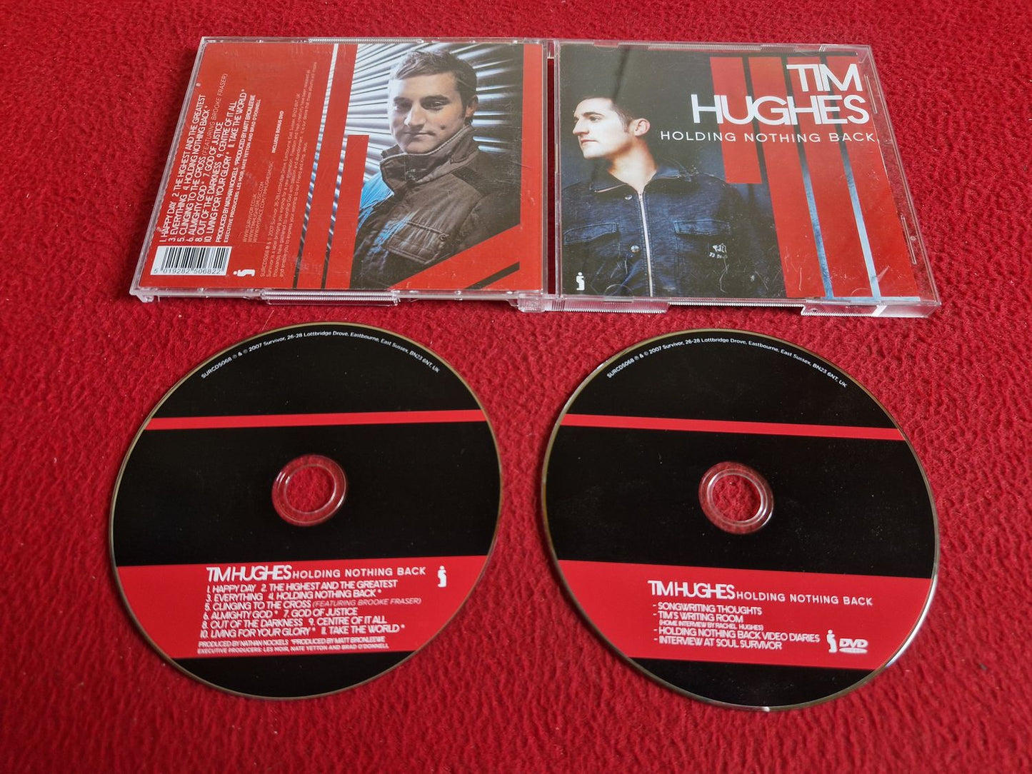 TIM HUGHES HOLDING NOTHING BACK CD