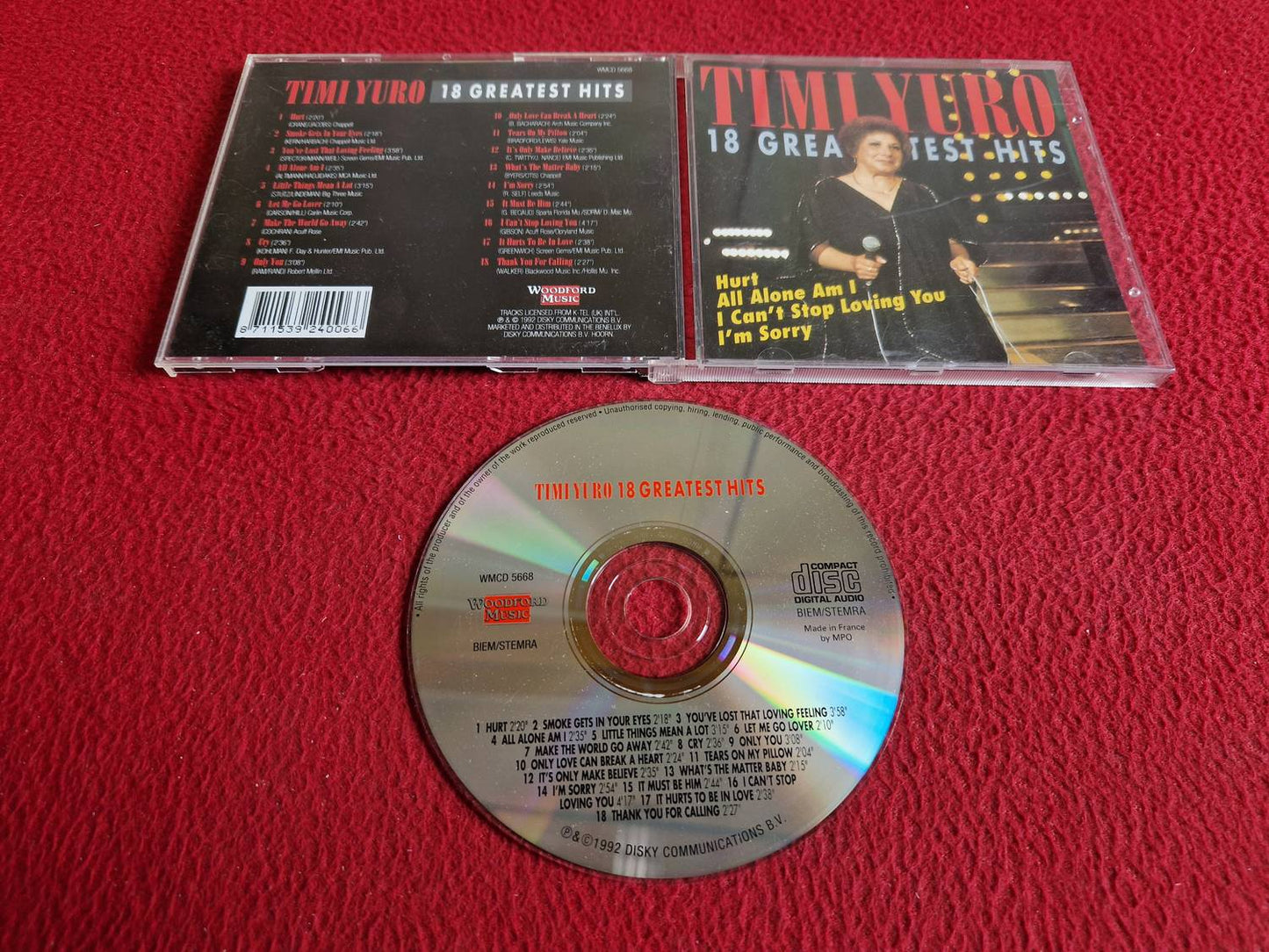 TIMI YURO 18 GREATEST HITS CD