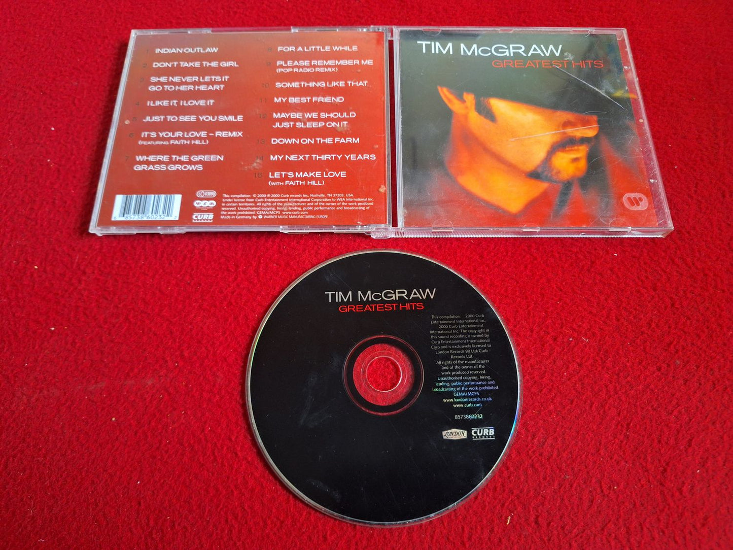 TIM MCGRAW GREATEST HITS CD