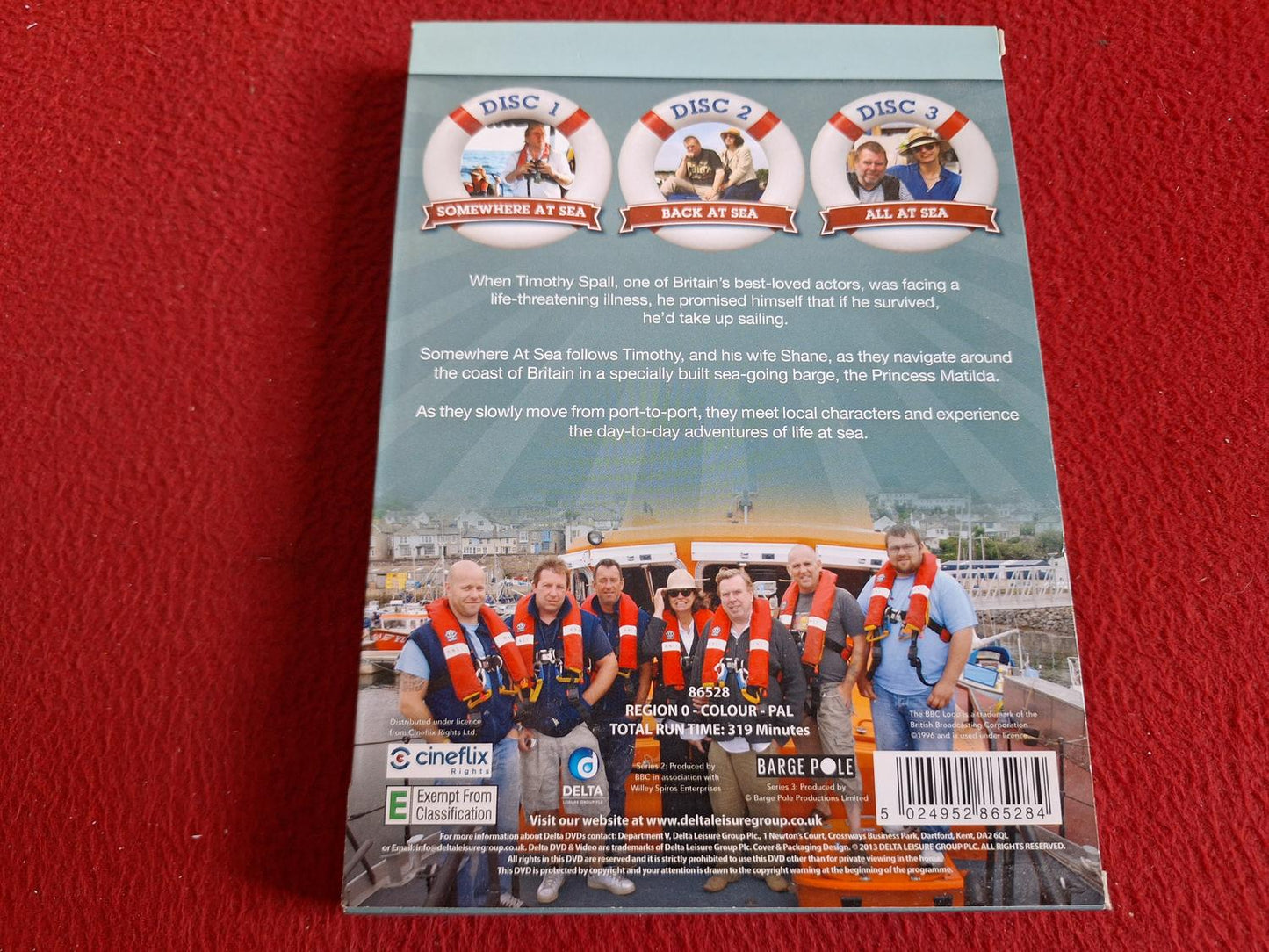 TIMOTHY SPALL SOMEWHERE AT SEA THE COMPLETE SERIES BOX DVD