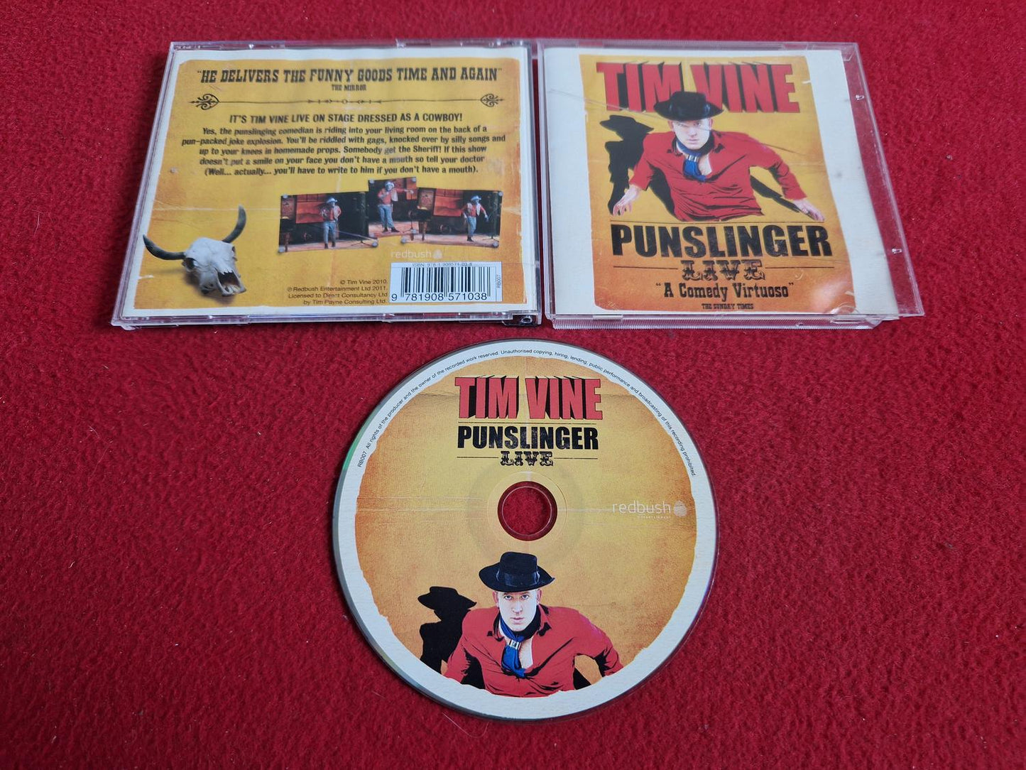 TIM VINE PUNSLINGER LIVE CD