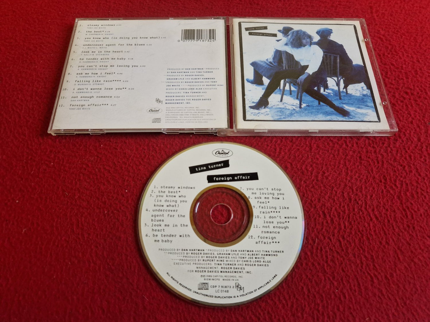 TINA TURNER FOREIGN AFFAIR CD