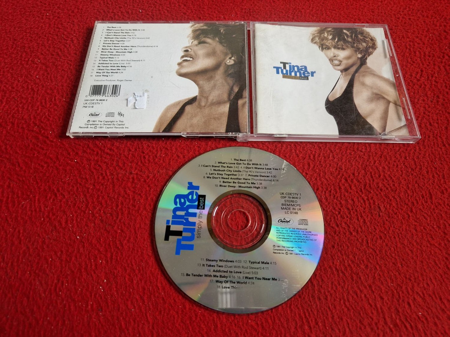 TINA TURNER SIMPLY THE BEST CD