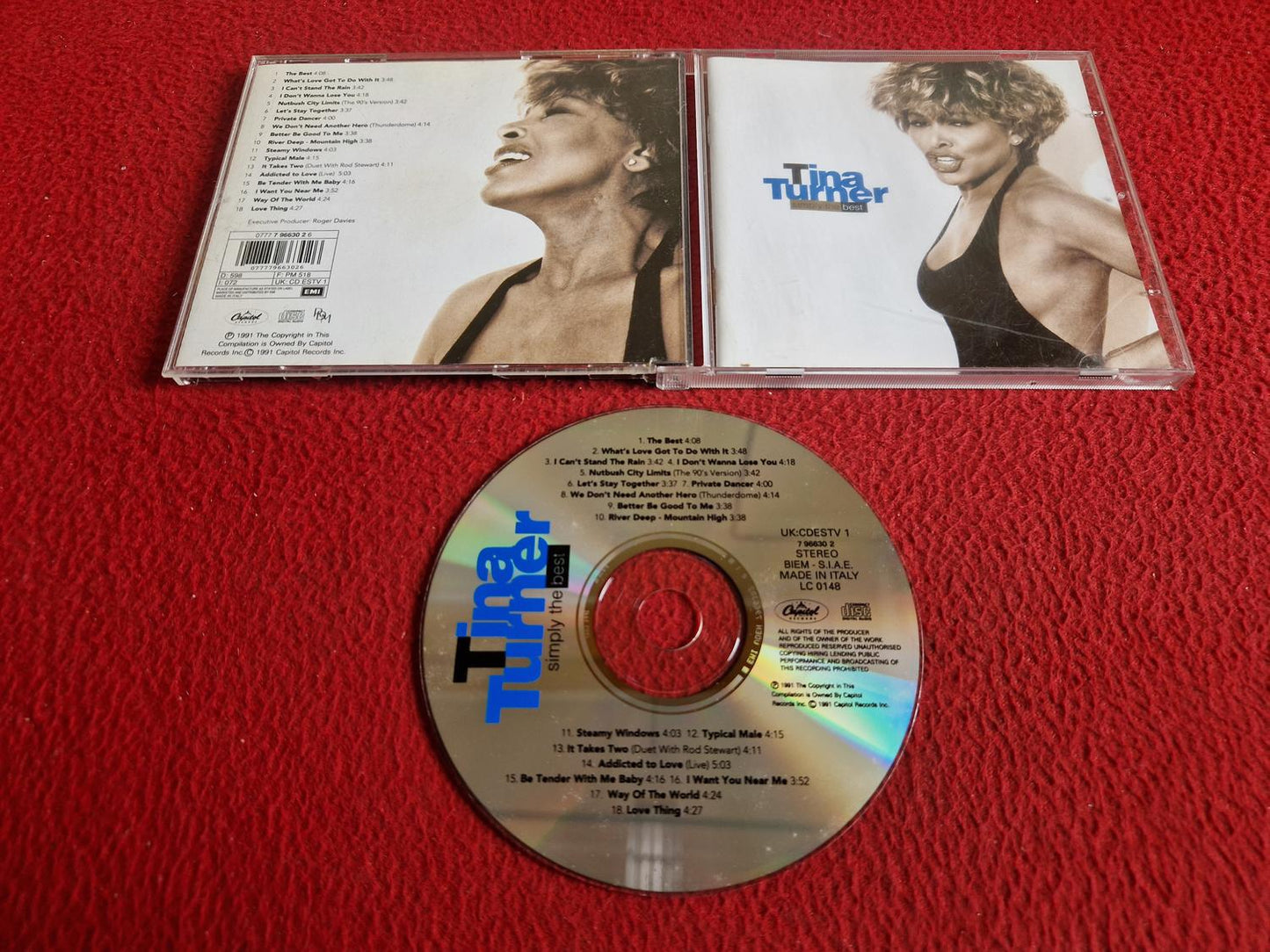 TINA TURNER SIMPLY THE BEST CD