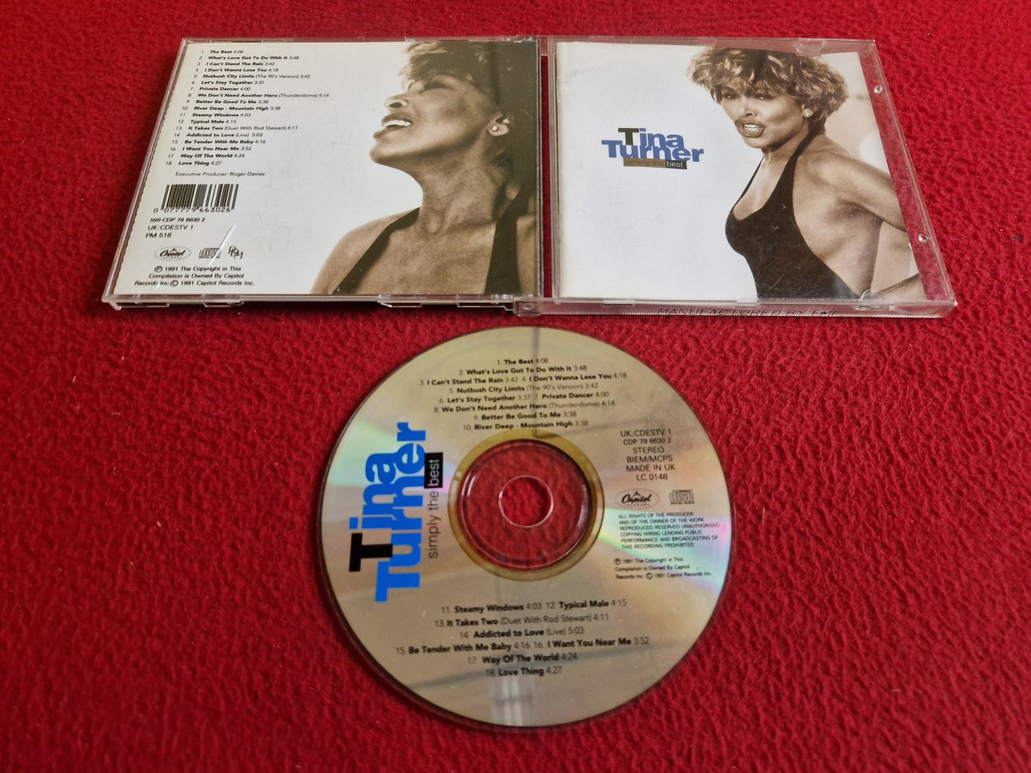 TINA TURNER SIMPLY THE BEST CD