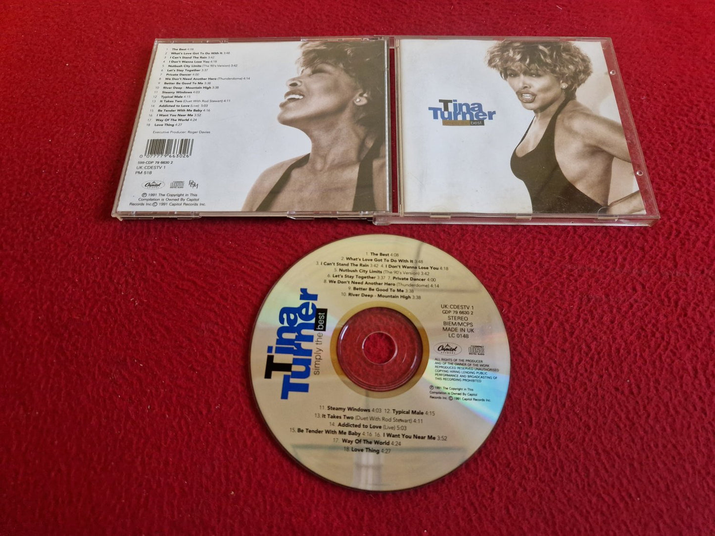 TINA TURNER SIMPLY THE BEST CD