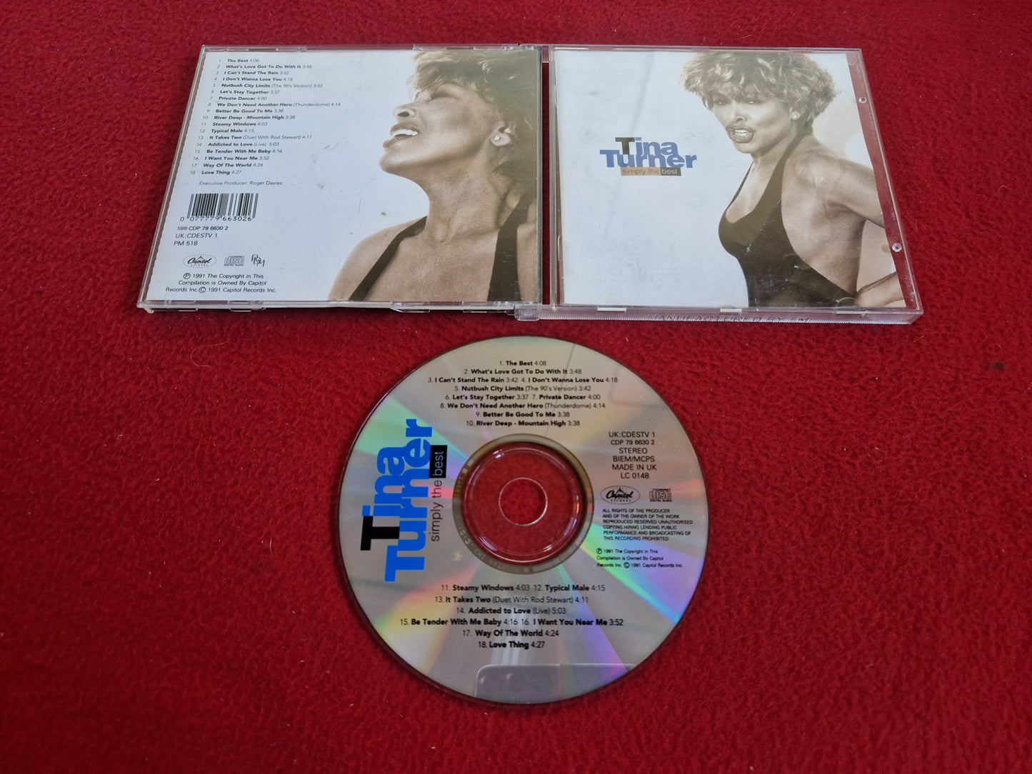 TINA TURNER SIMPLY THE BEST CD