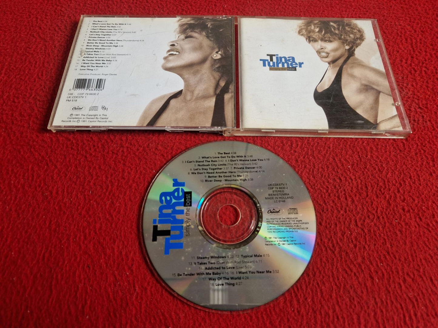 TINA TURNER SIMPLY THE BEST CD