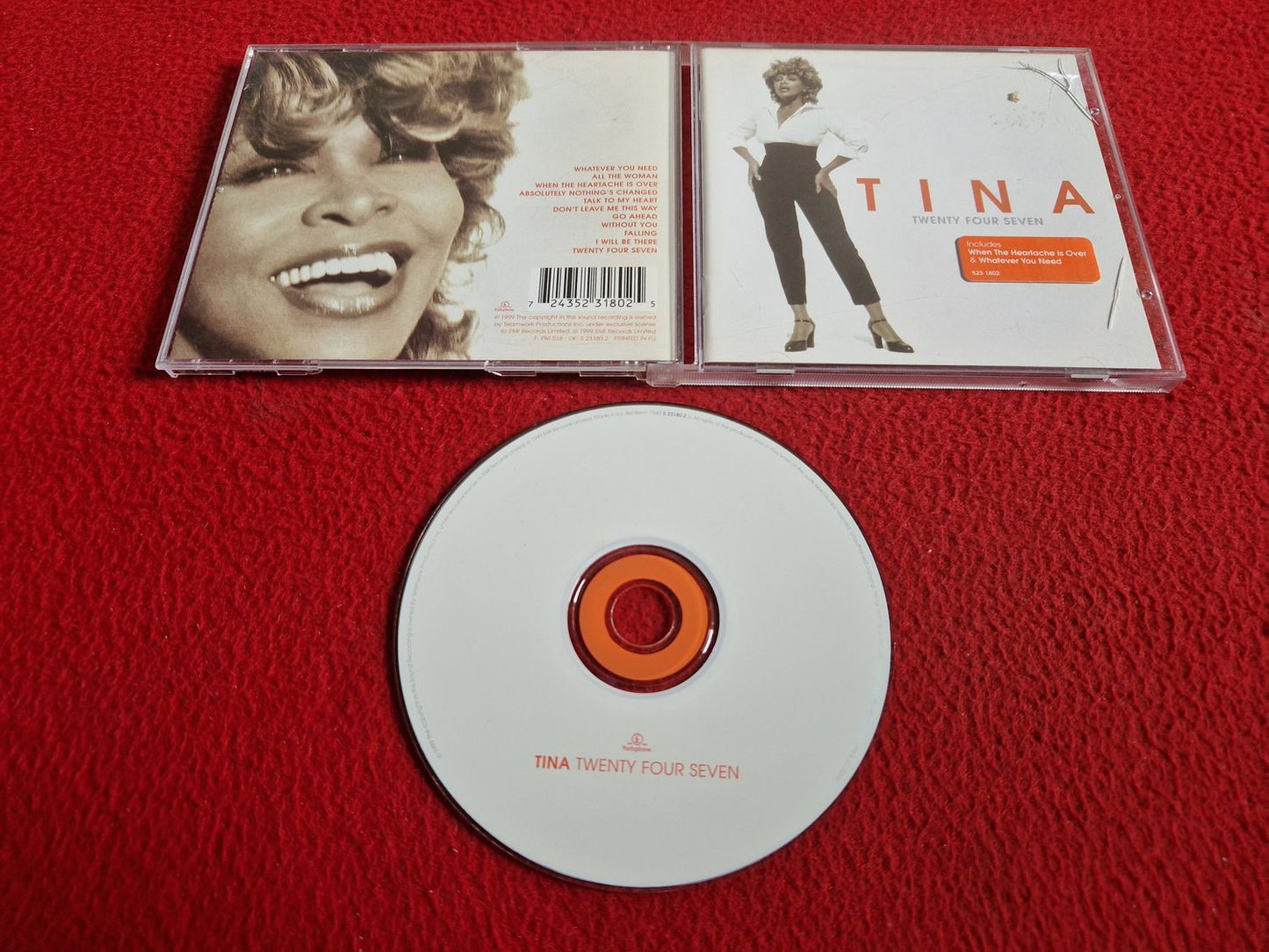 TINA TURNER TWENTY FOUR SEVEN CD
