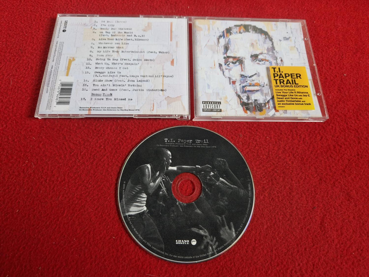 T.I. PAPER TRAIL UK BONUS EDITION CD