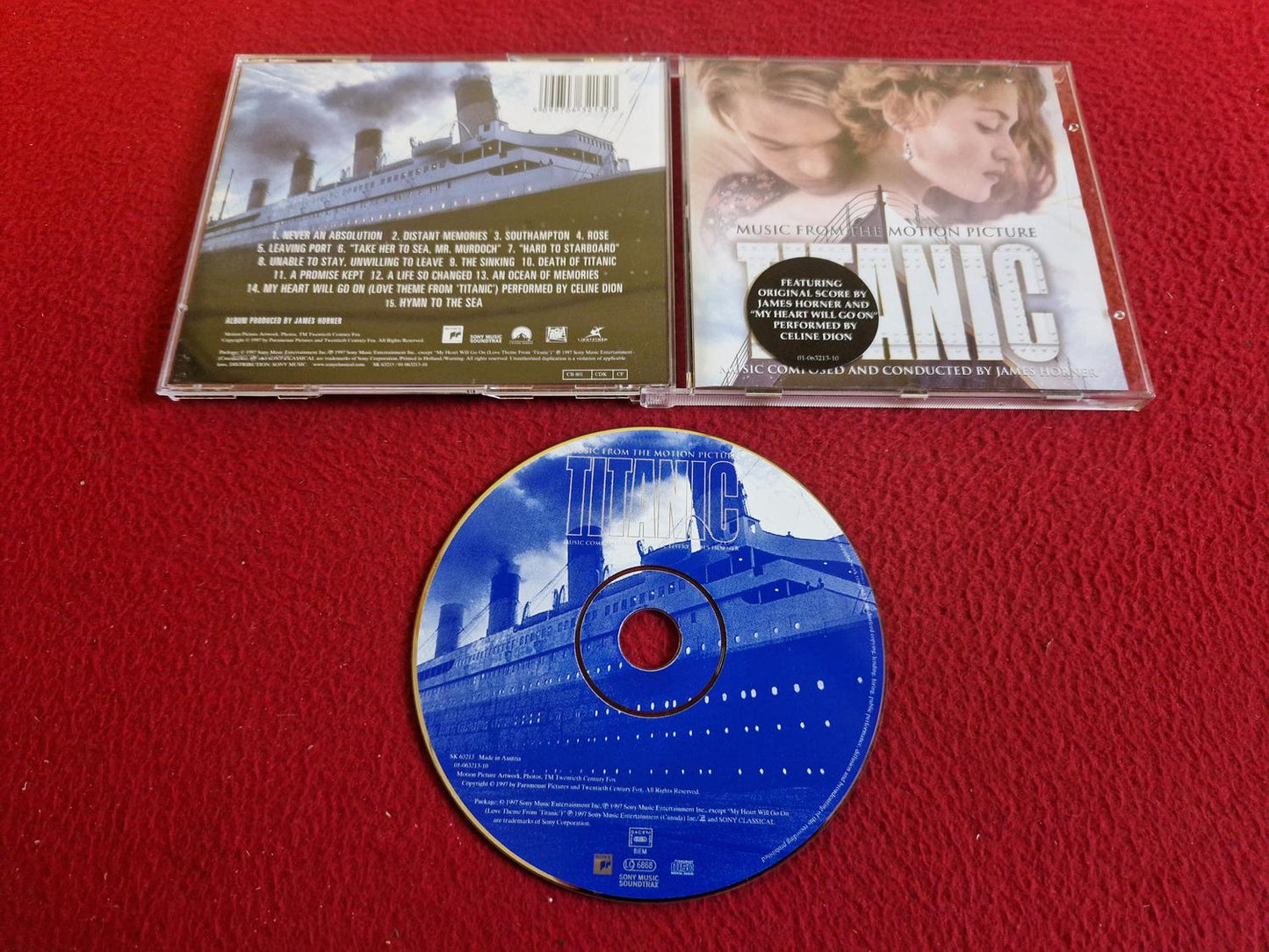 TITANIC MUSIC FROM THE MOTION PICTURE CD