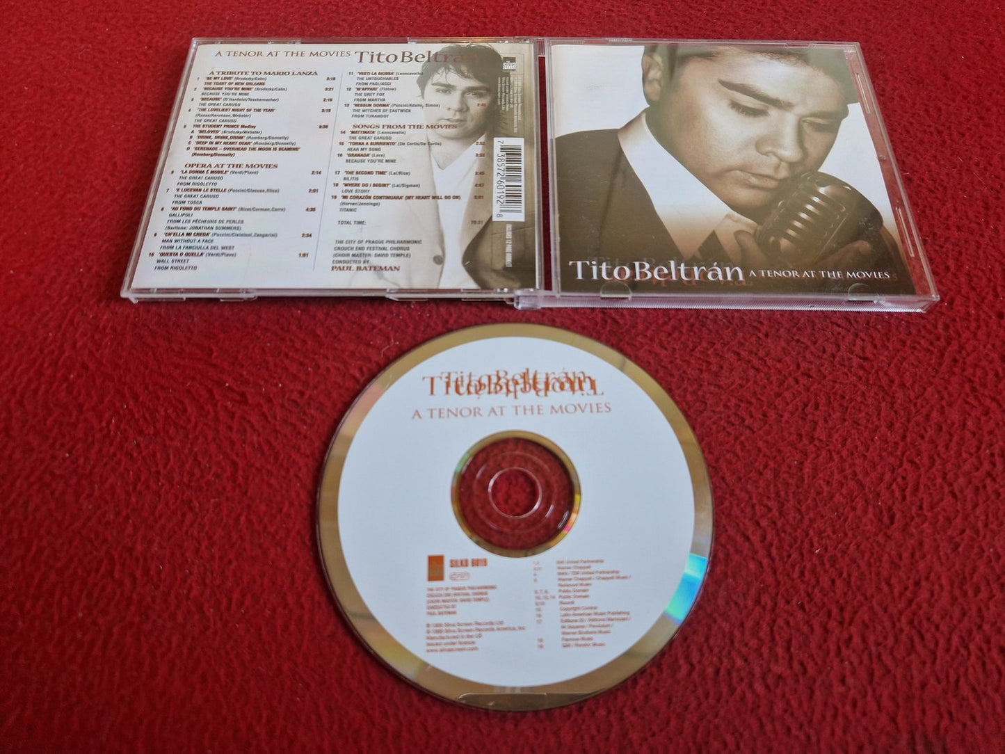 TITO BELTRAN A TENOR AT THE MOVIES CD