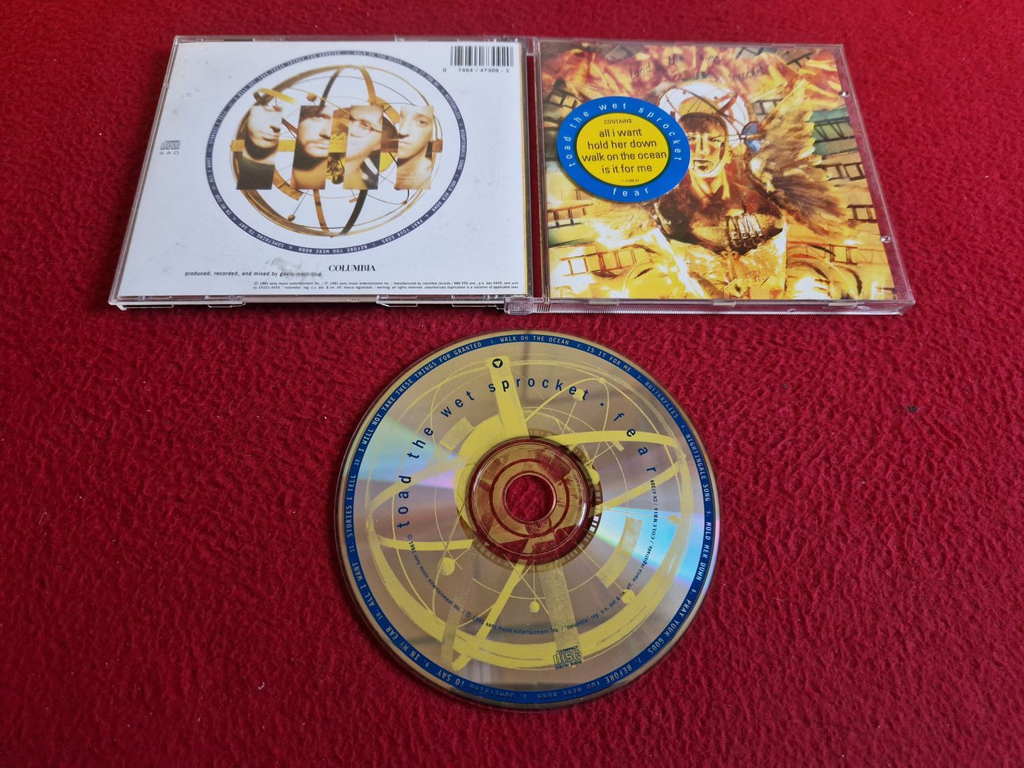 TOAD THE WET SPROCKET FEAR CD