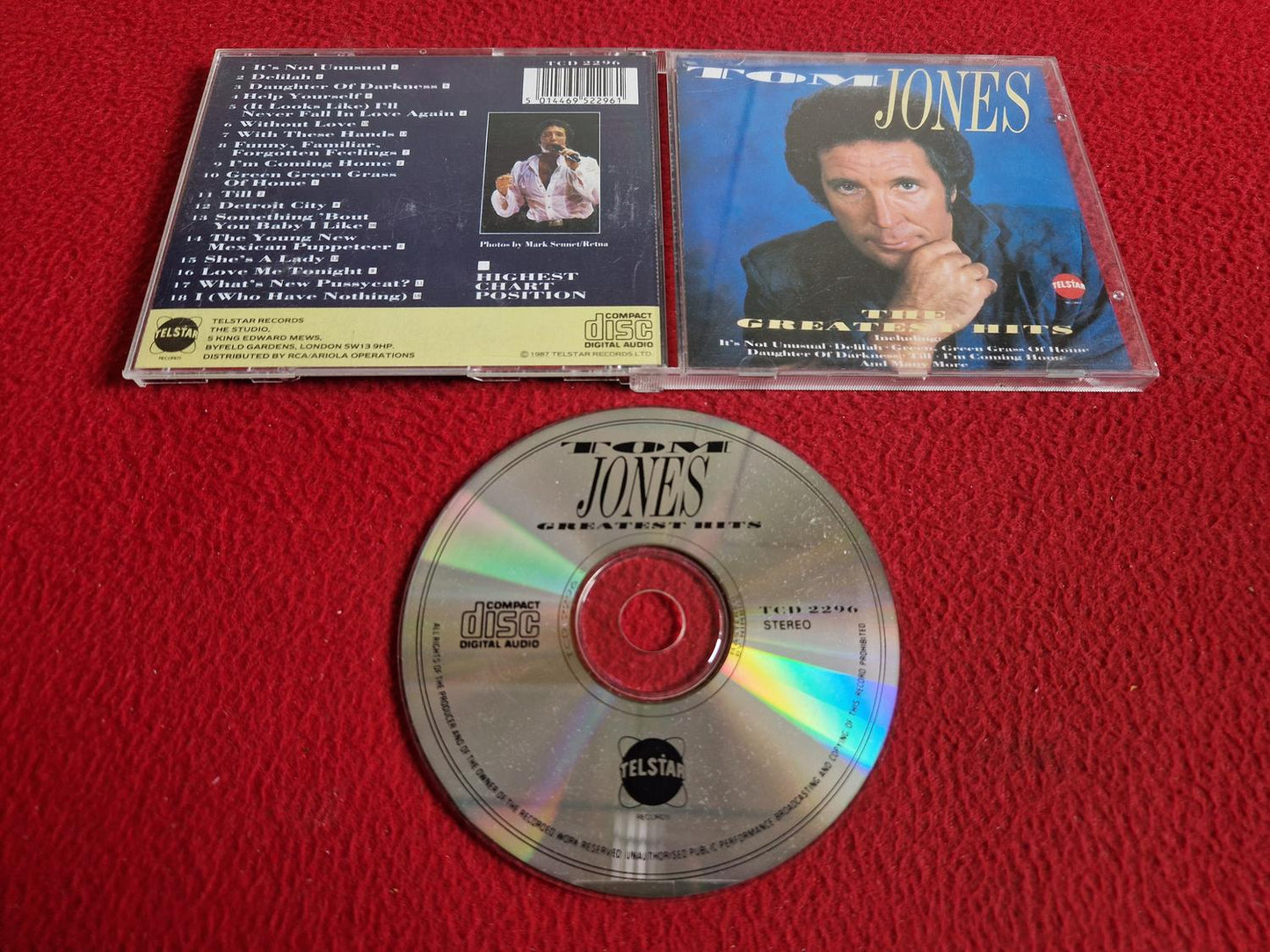 TOM JONES GREATEST HITS CD