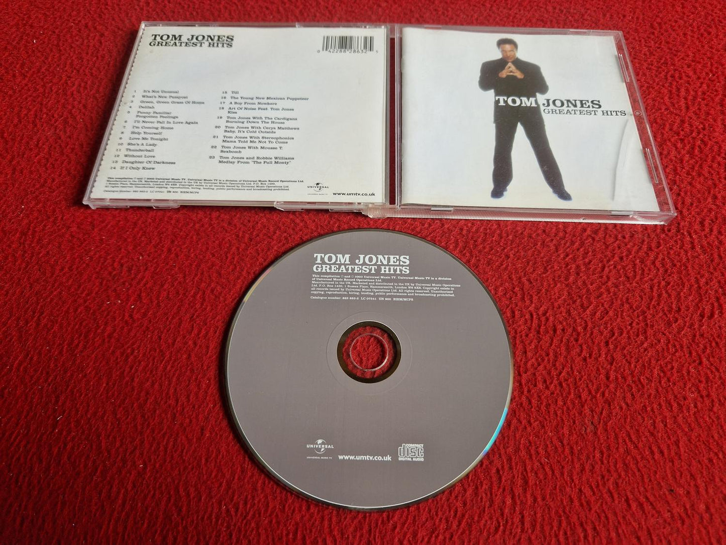 TOM JONES GREATEST HITS CD