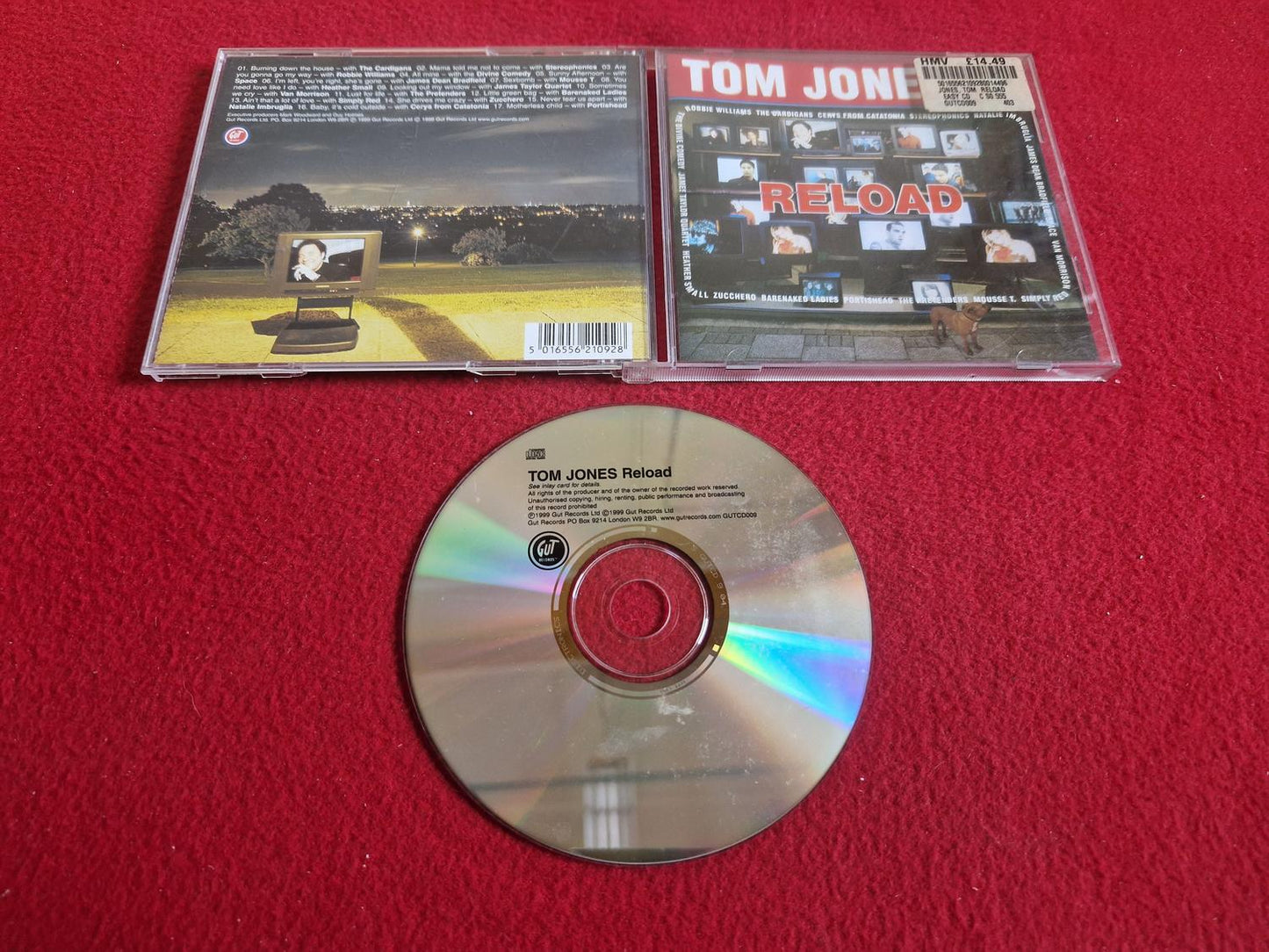 TOM JONES RELOAD till CD