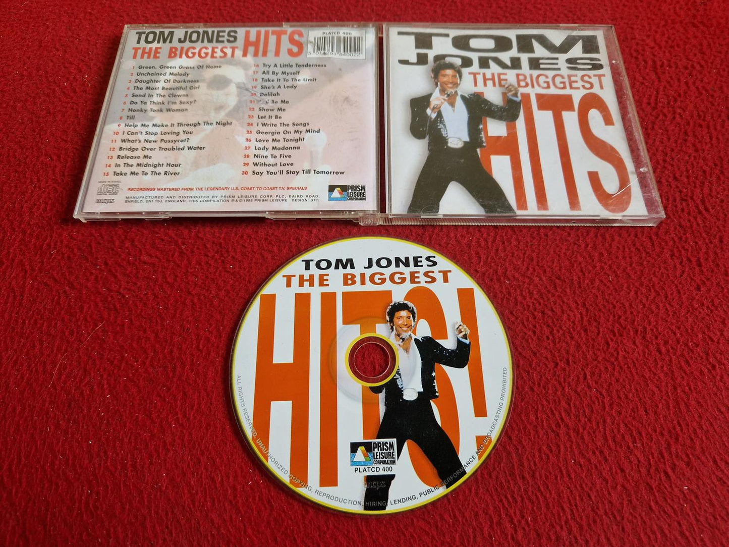 TOM JONES THE BIGGEST HITS CD