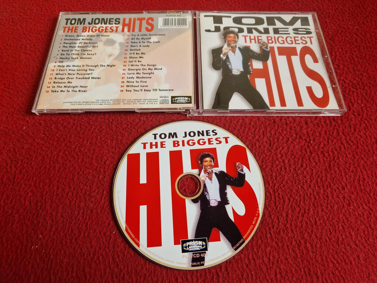 TOM JONES THE BIGGEST HITS CD