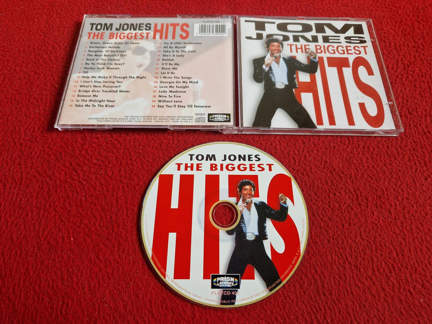 TOM JONES THE BIGGEST HITS CD