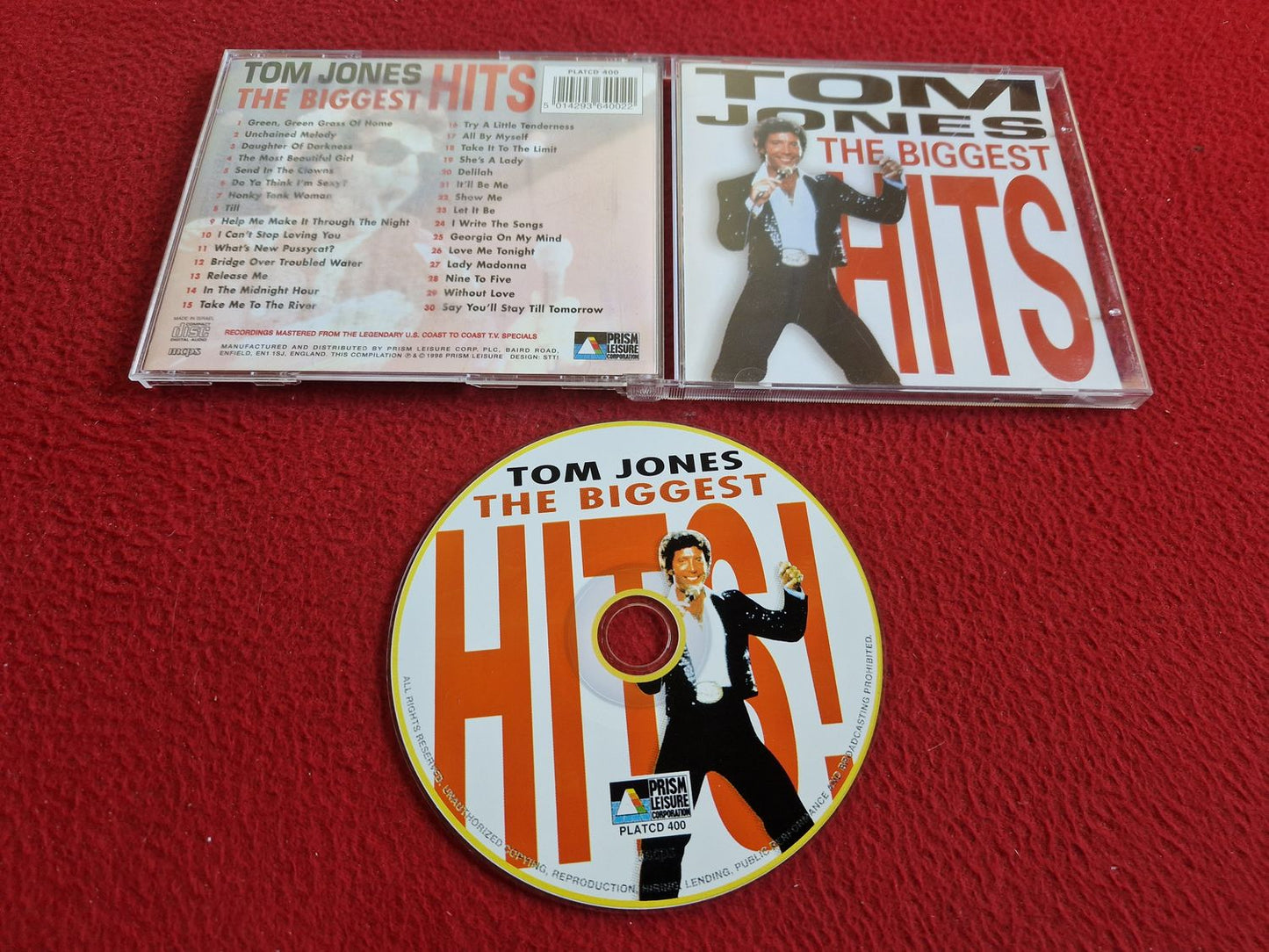 TOM JONES THE BIGGEST HITS CD