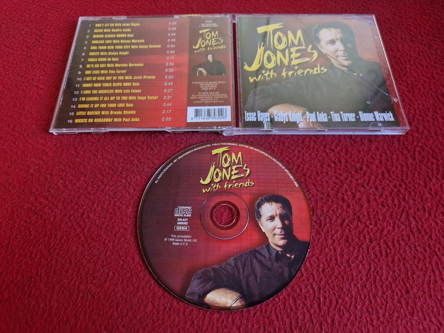 TOM JONES WITH FRIENDS CD
