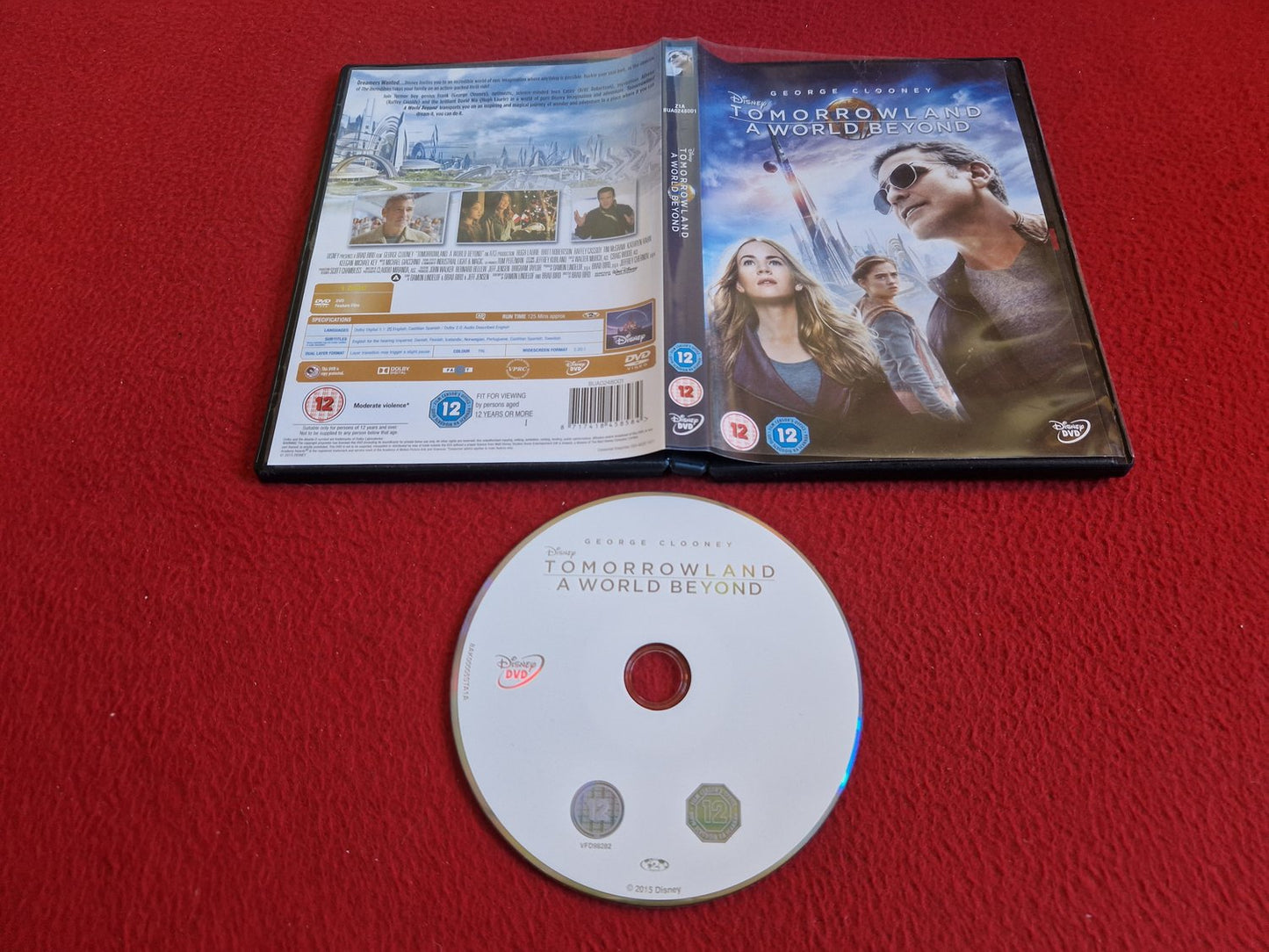 TOMORROWLAND A WORLD BEYOND DVD