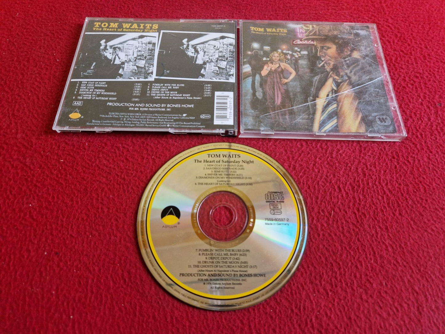 TOM WAITS THE HEART OF SATURDAY NIGHT CD