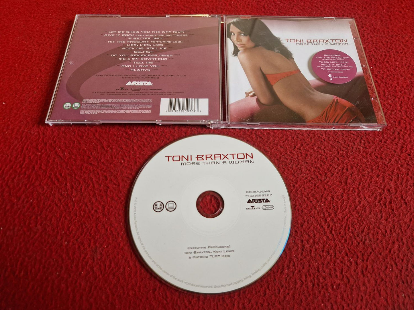 TONI BRAXTON MORE THAN A WOMAN CD