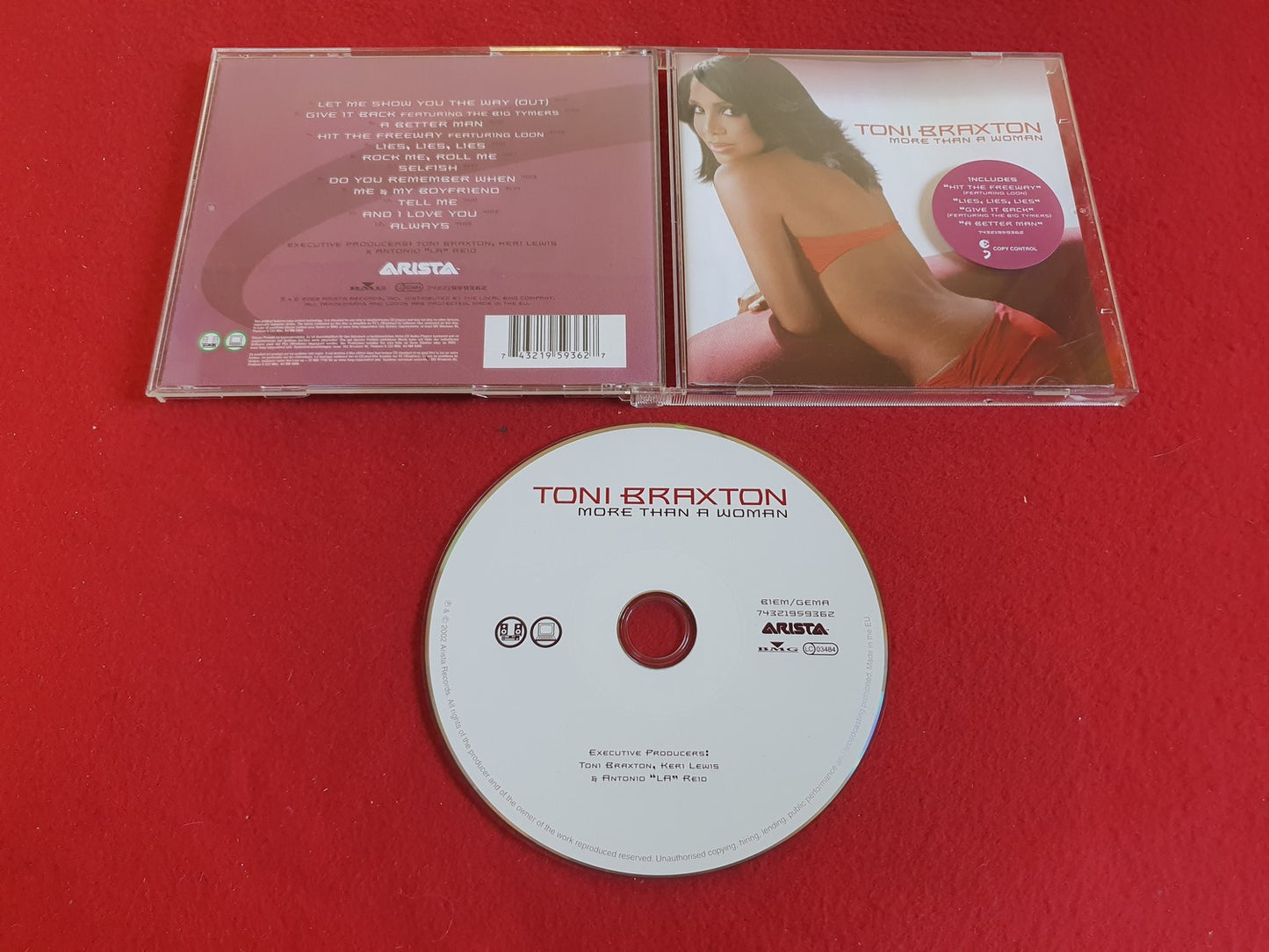 TONI BRAXTON MORE THAN A WOMAN till CD