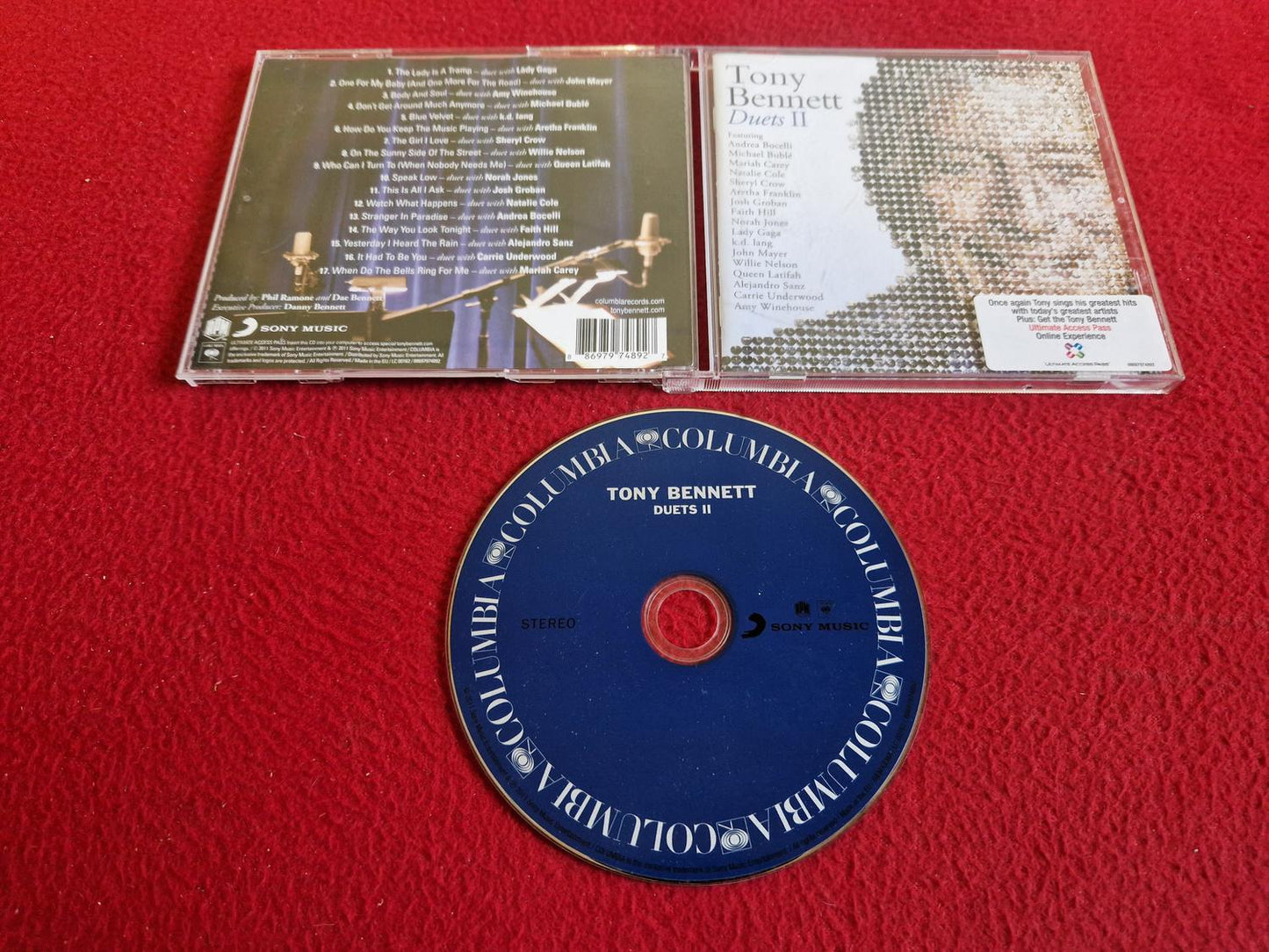 TONY BENNETT DUETS 2 CD