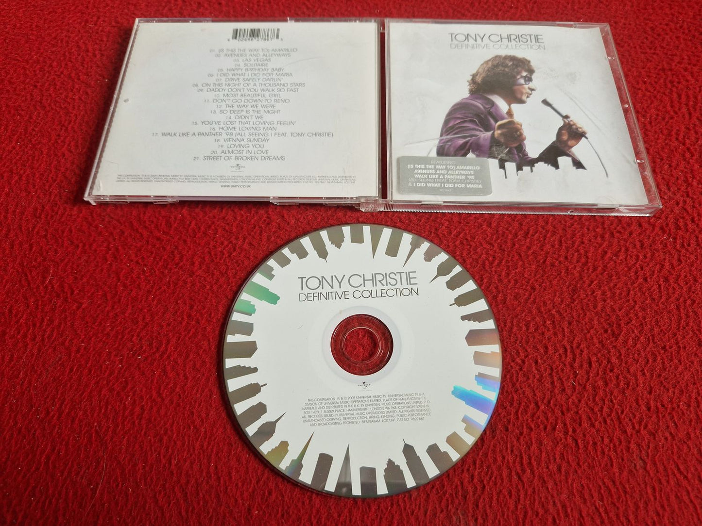 TONY CHRISTIE DEFINITIVE COLLECTION CD
