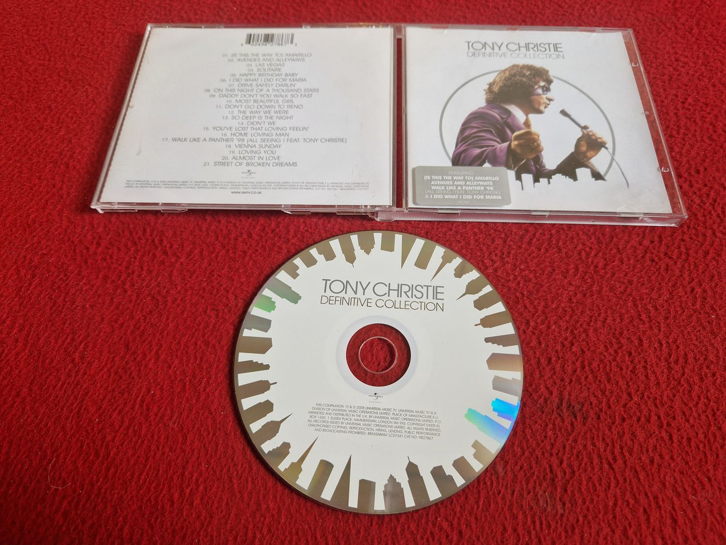 TONY CHRISTIE DEFINITIVE COLLECTION CD