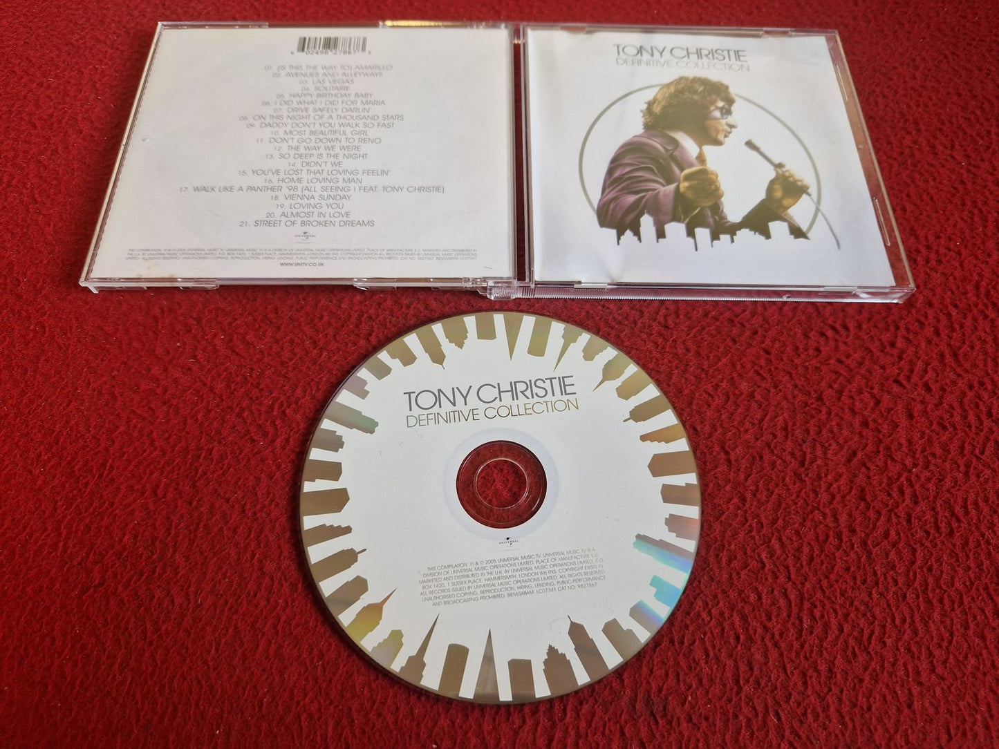 TONY CHRISTIE DEFINITIVE COLLECTION CD