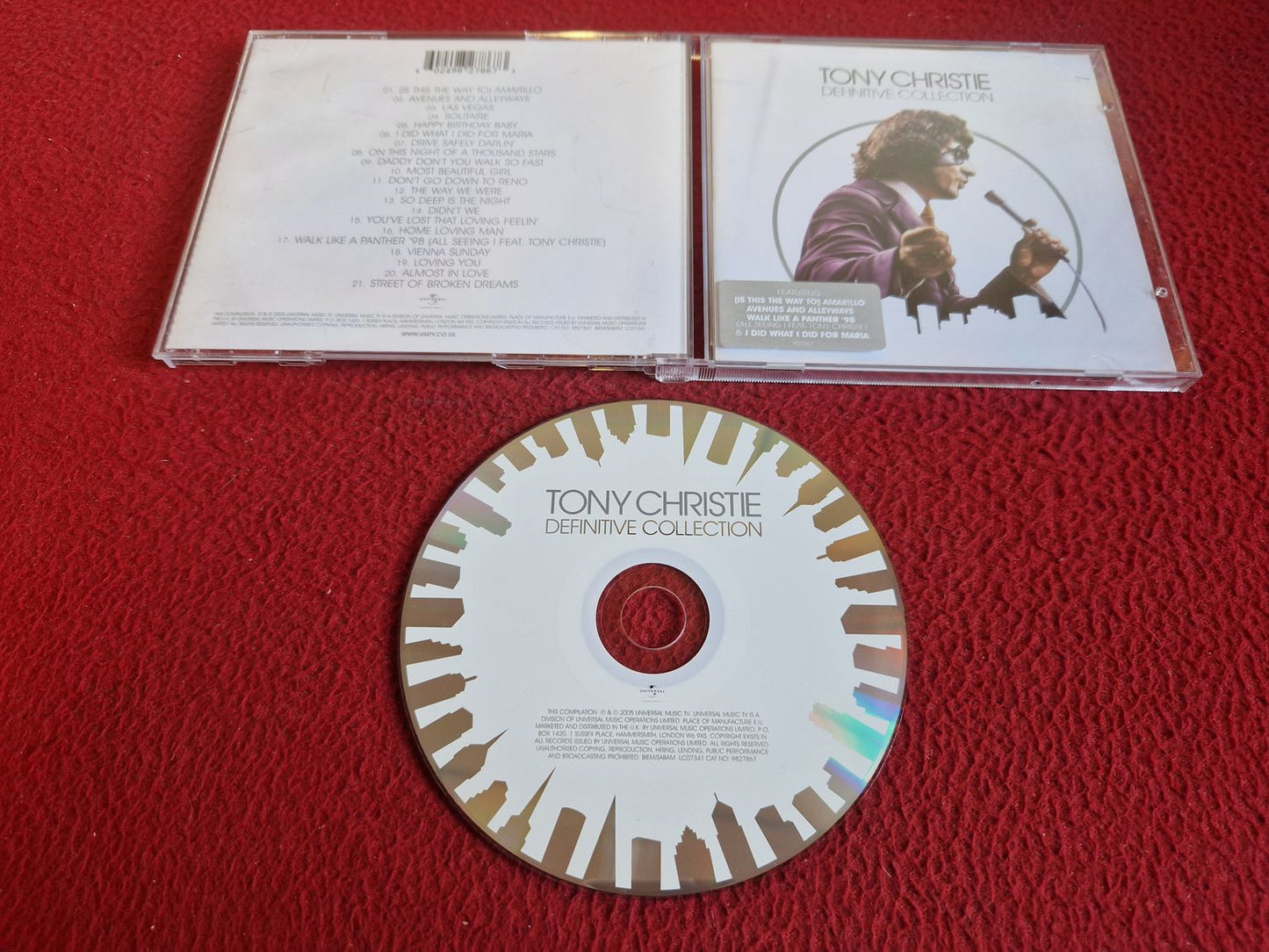 TONY CHRISTIE DEFINITIVE COLLECTION CD