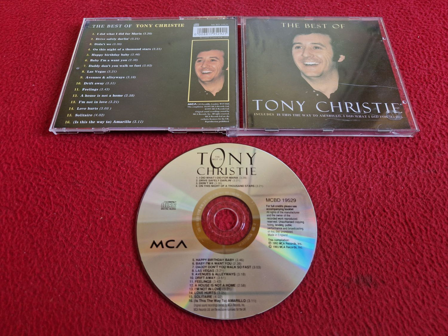 TONY CHRISTIE THE BEST OF CD