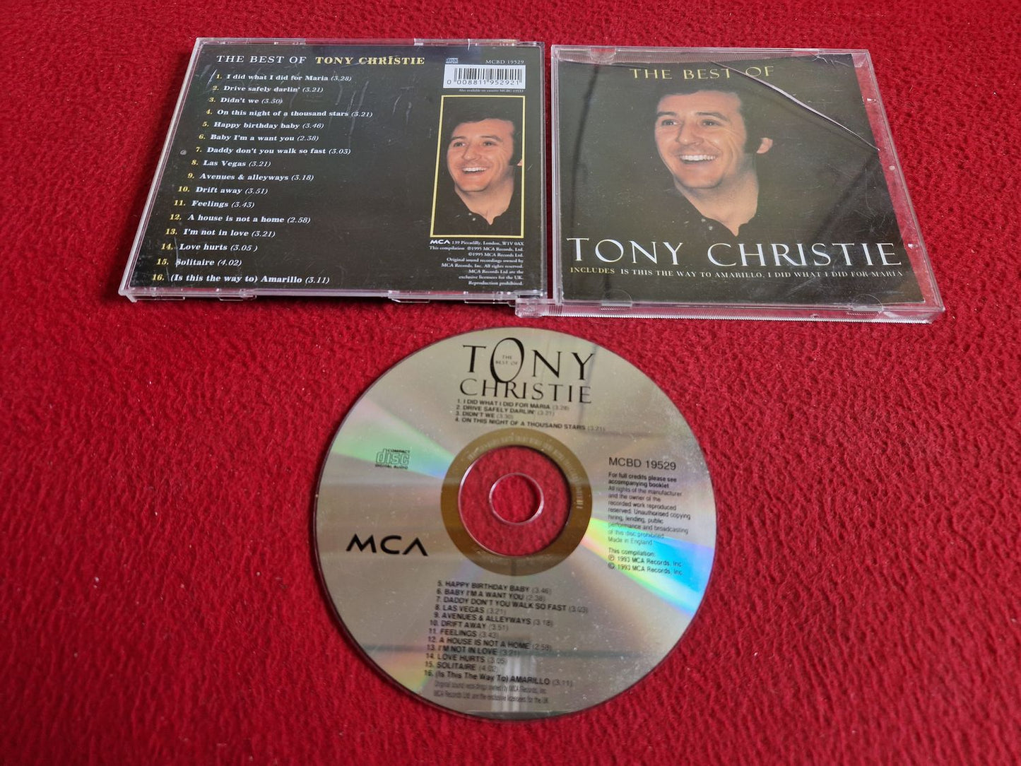TONY CHRISTIE THE BEST OF CD
